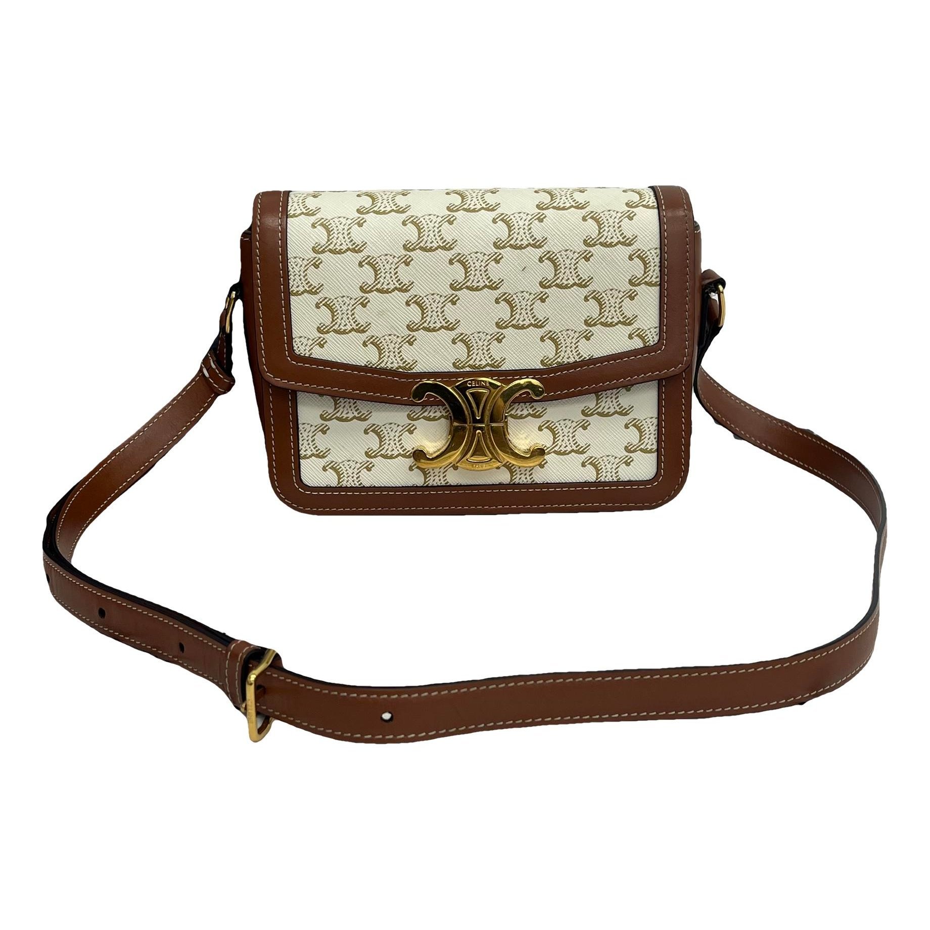 Triomphe cloth handbag