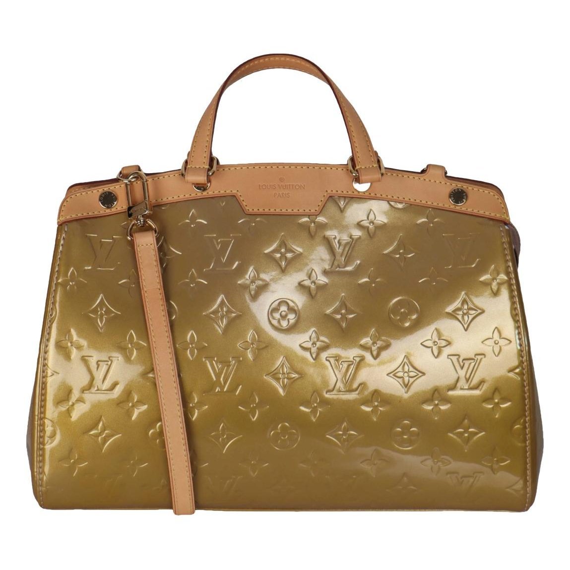 Bréa patent leather handbag