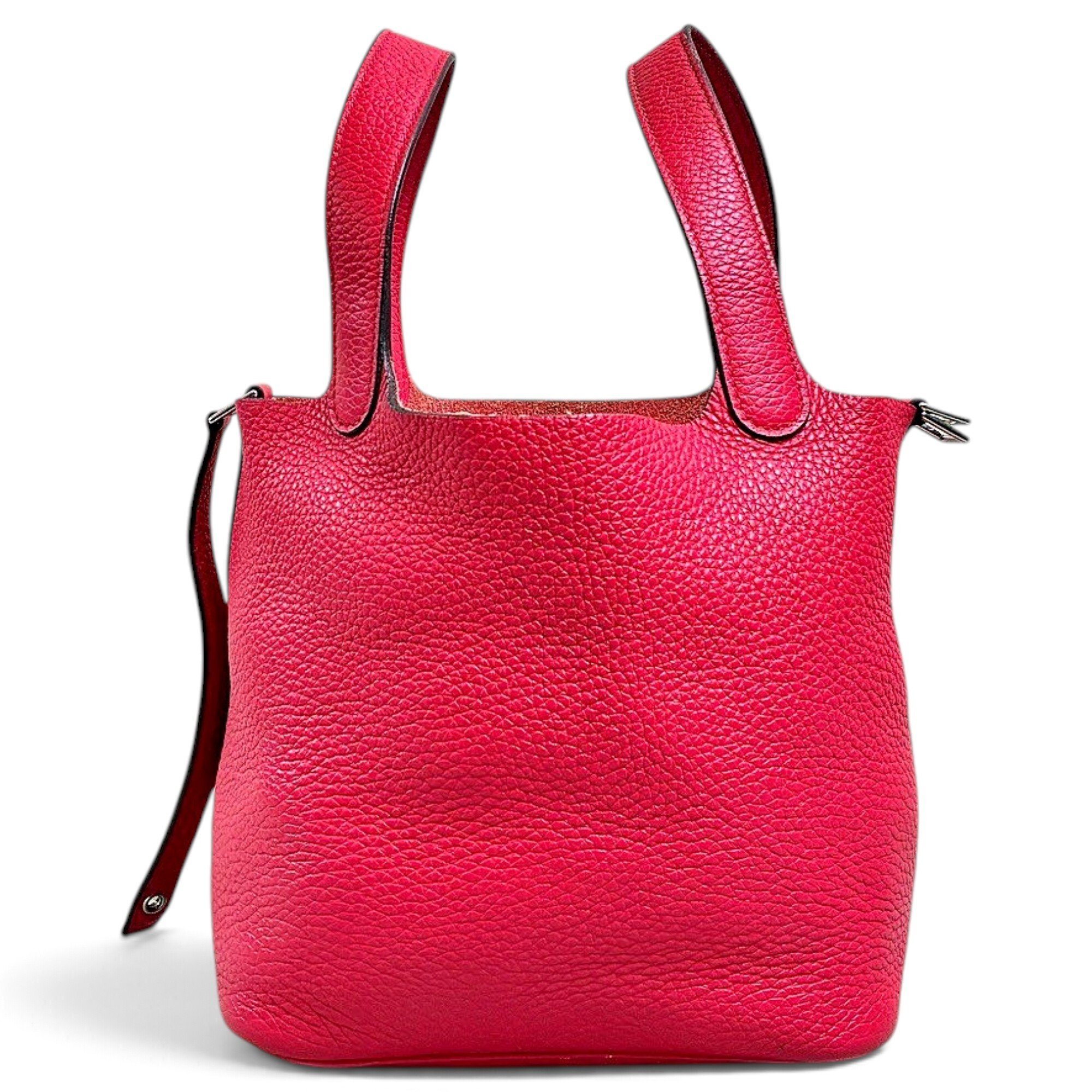 Picotin leather handbag