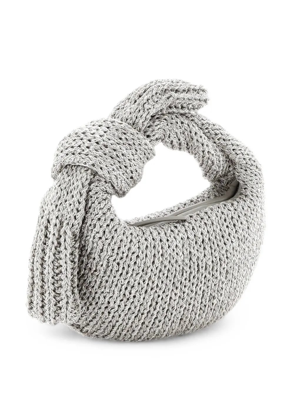 BV Jodie Hobo Laminated Crochet Mini satchel
