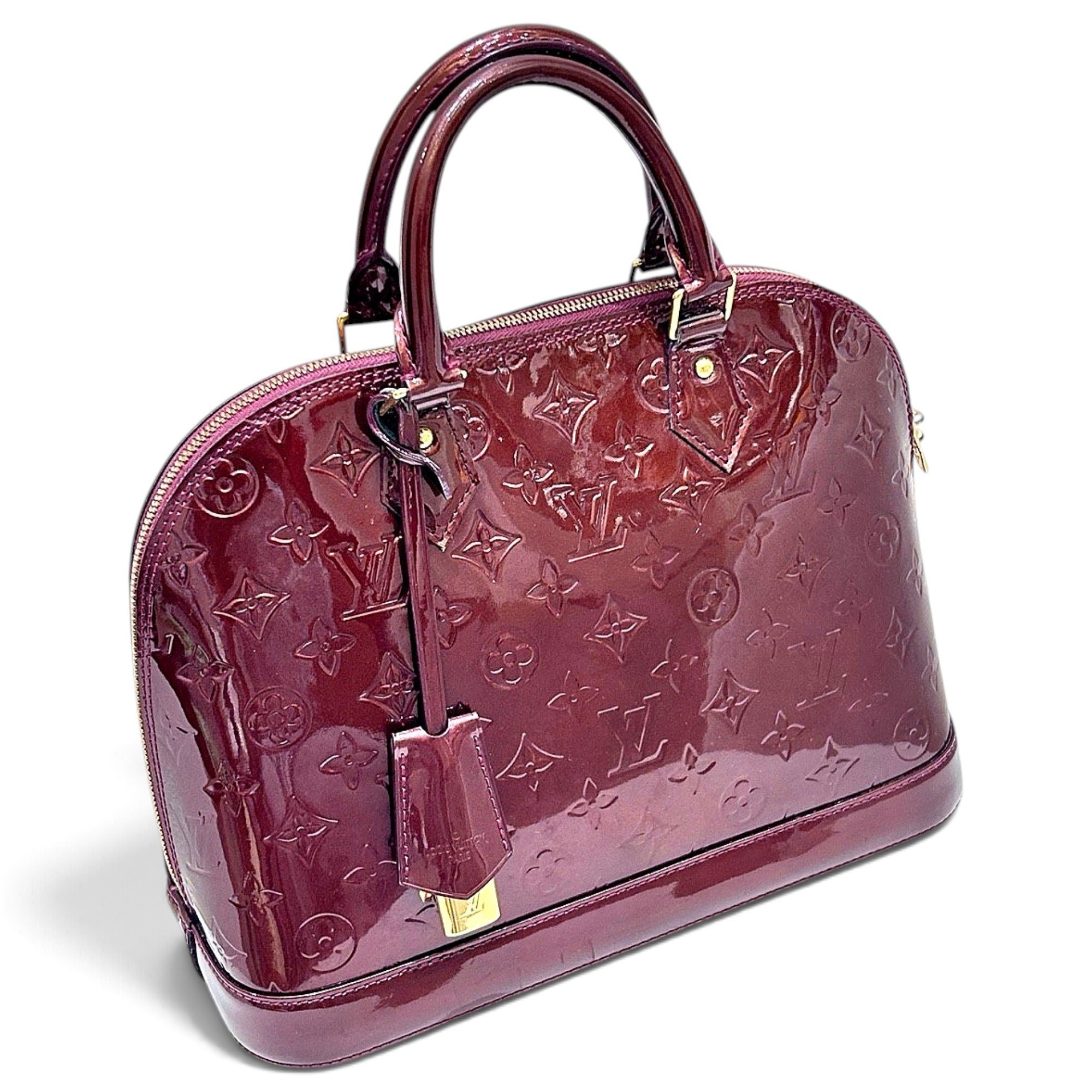 Alma patent leather handbag