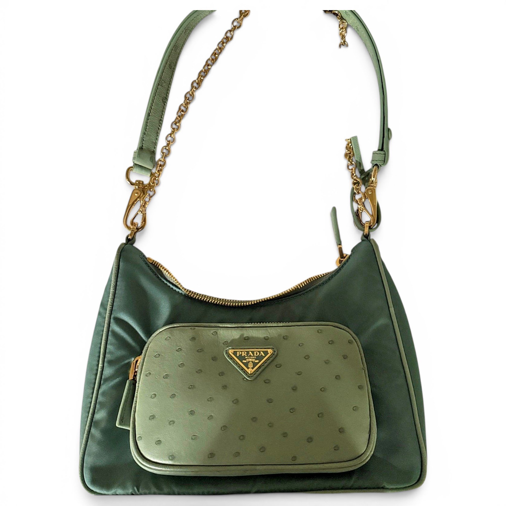 Re-Edition 2000 leather handbag