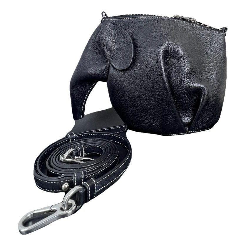 Animals leather handbag