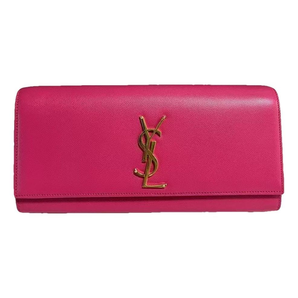 Patent leather clutch bag