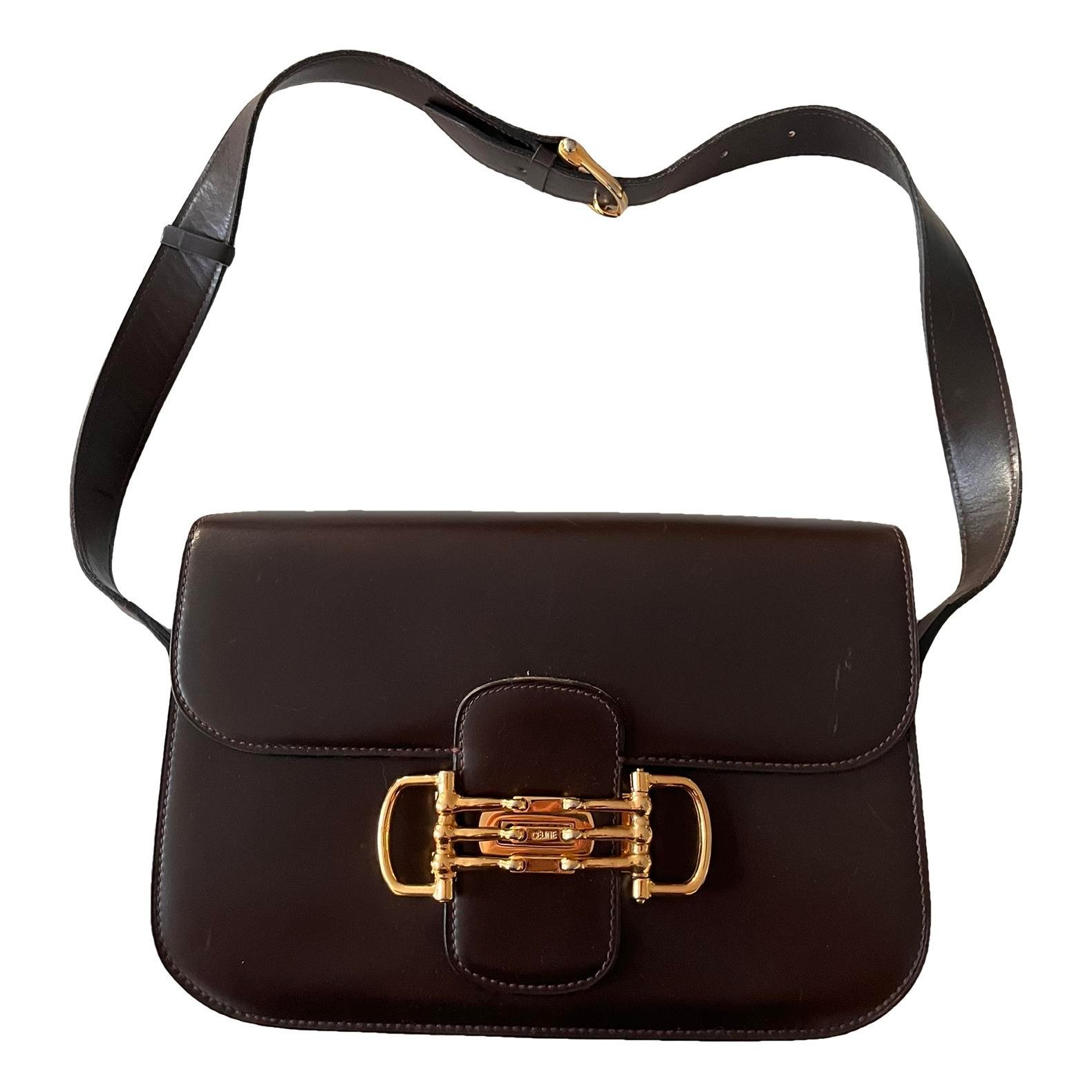 Triomphe leather handbag