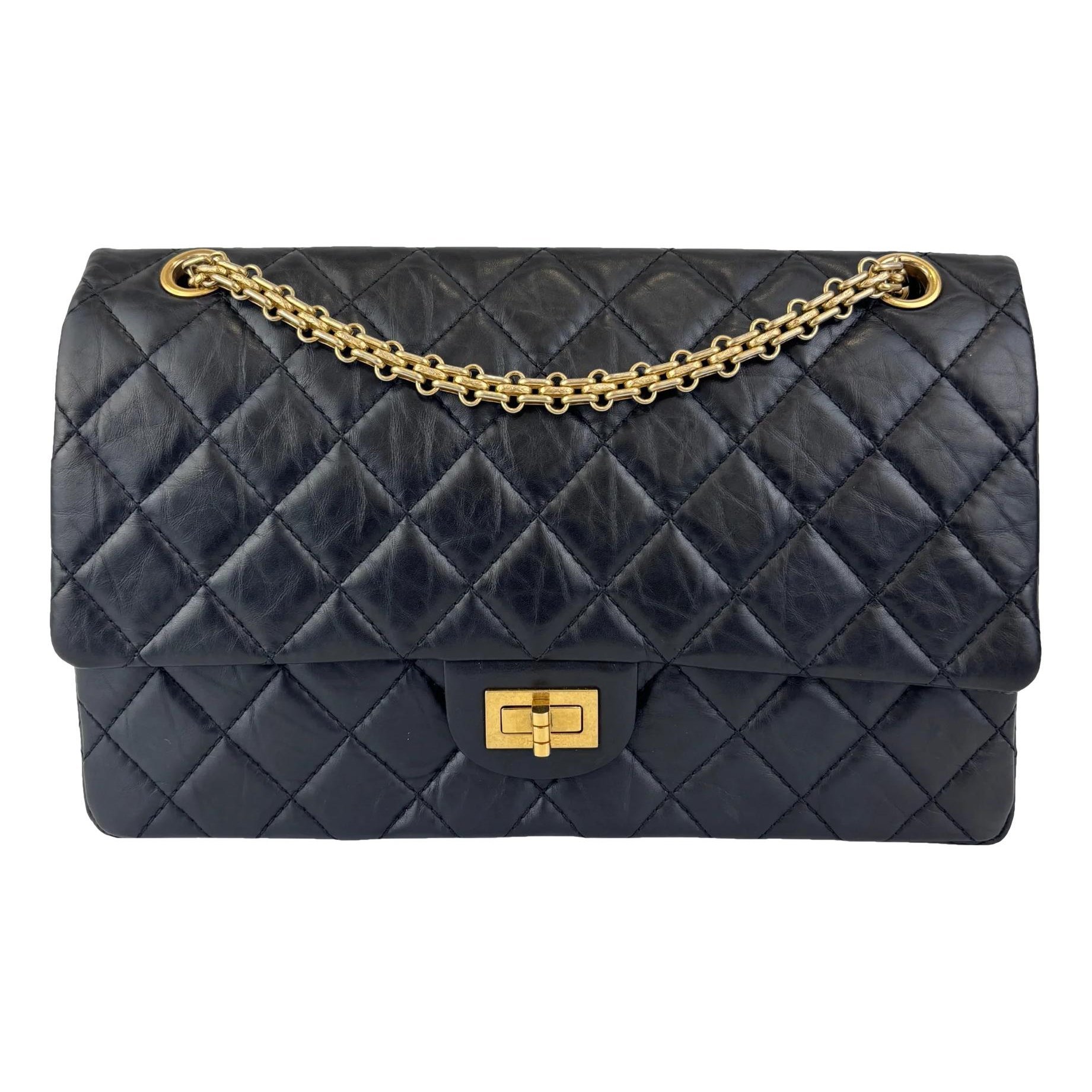 2.55 leather handbag