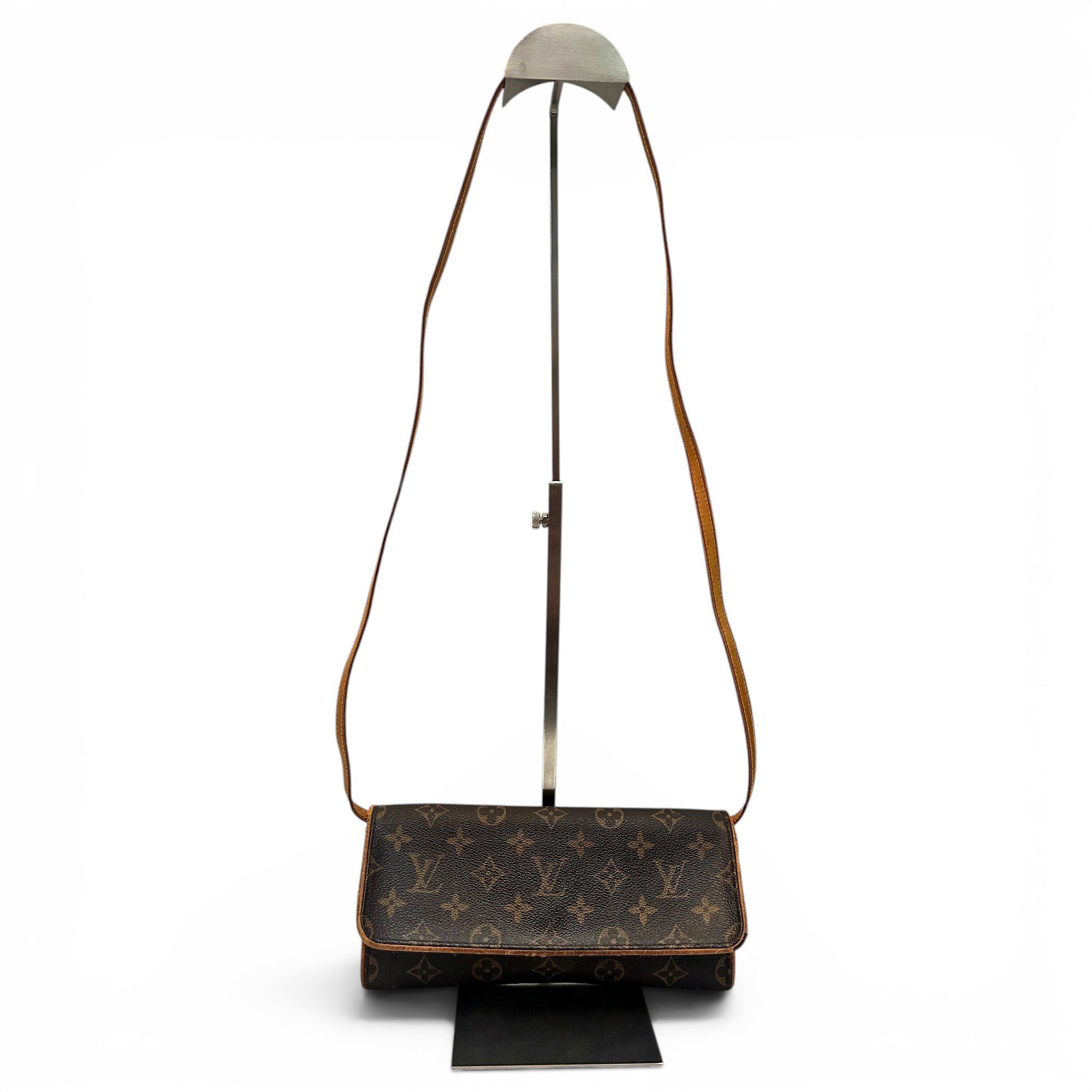 Twin cloth crossbody bag