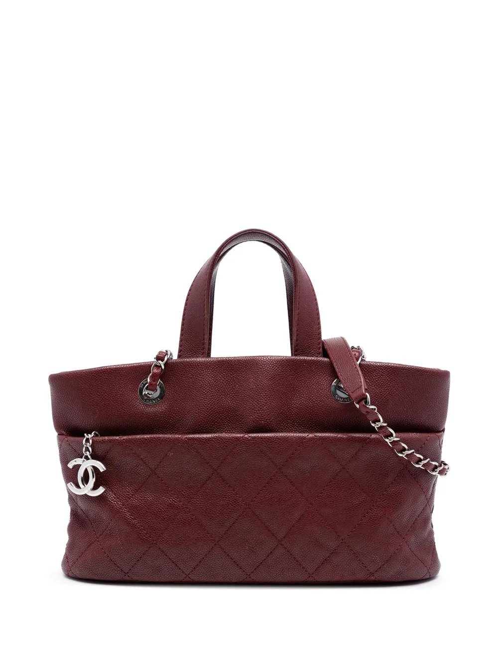 2014-2015 Quilted Caviar Shopping Tote satchel