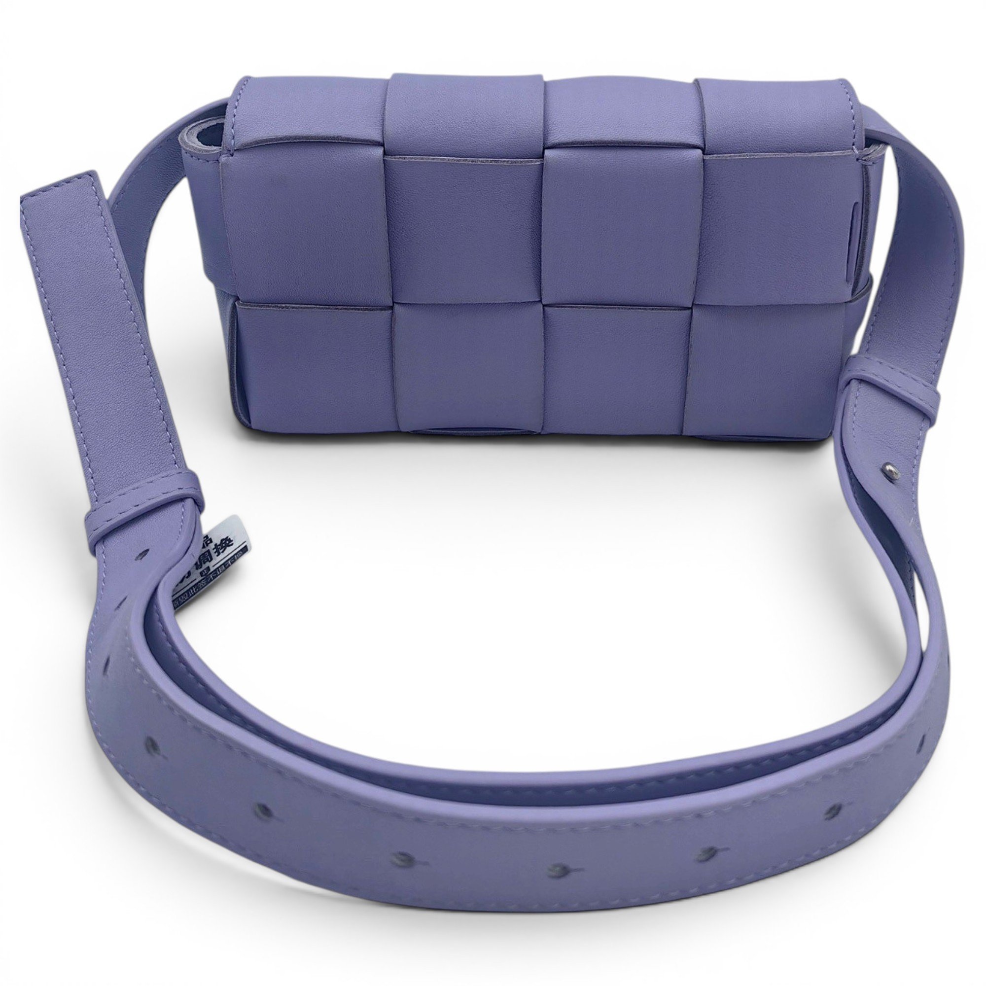 Cassette leather handbag