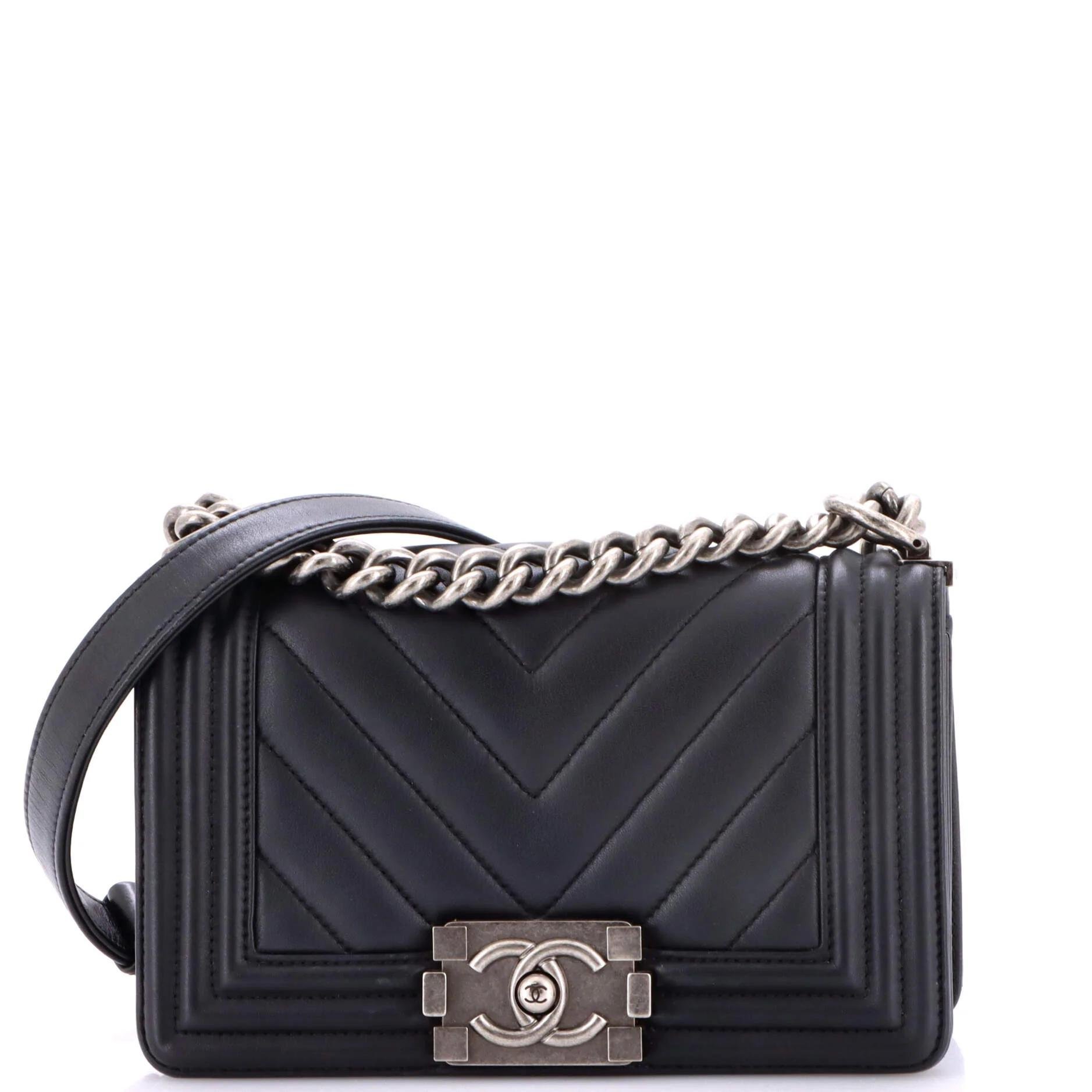 Boy leather crossbody bag