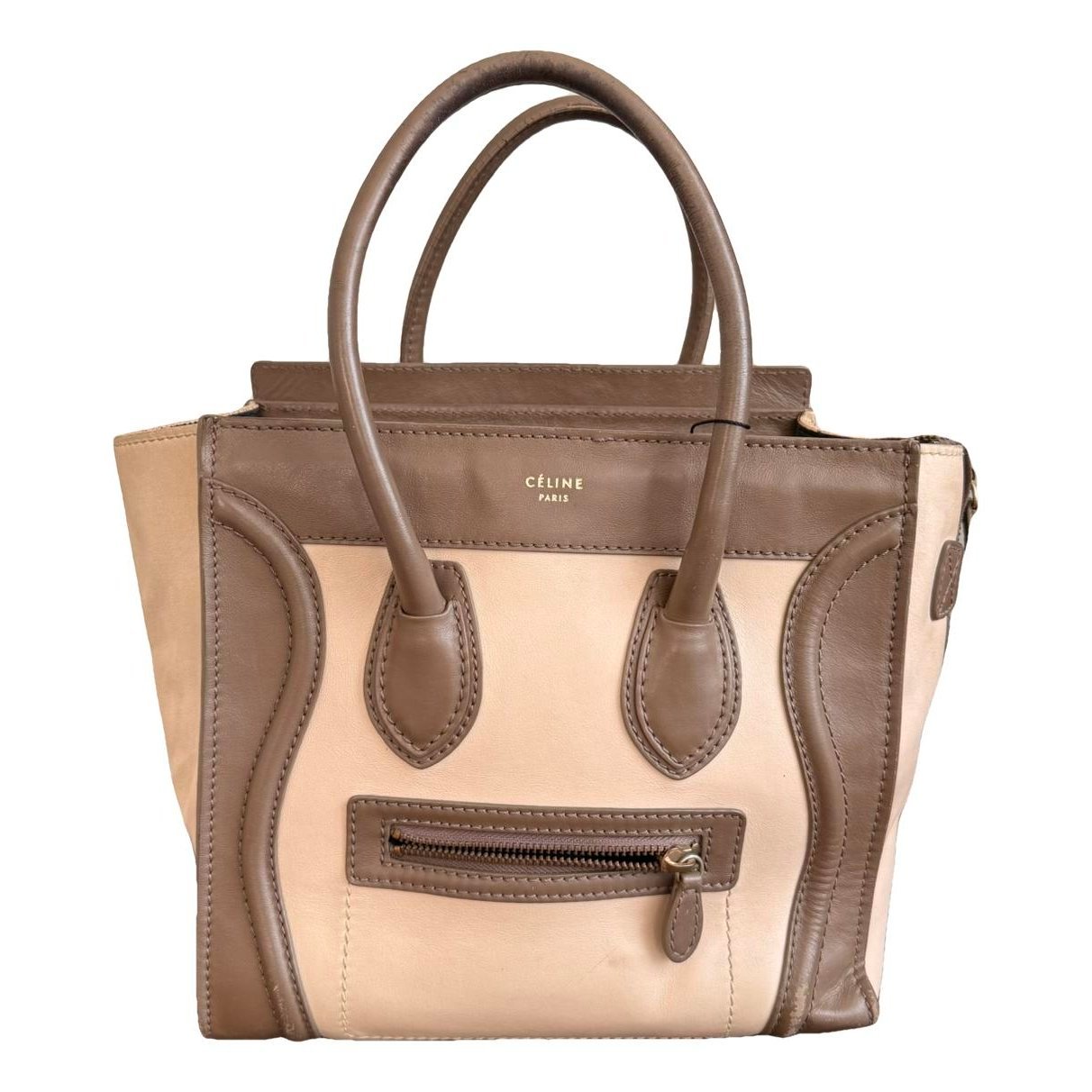 Luggage leather handbag
