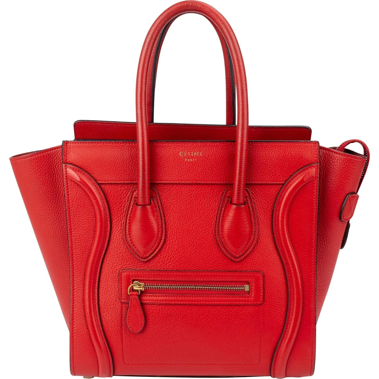 Luggage leather handbag