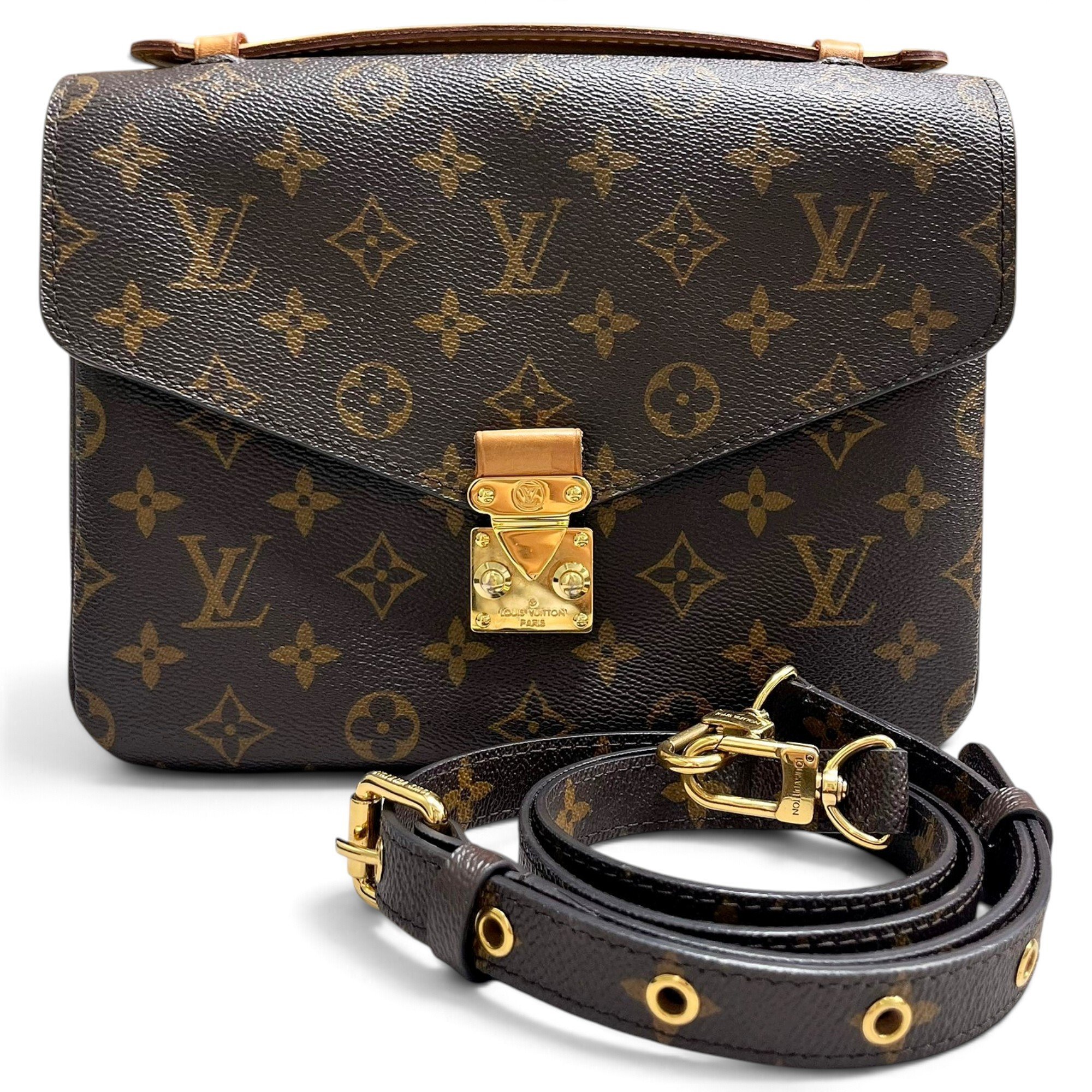 Metis leather handbag