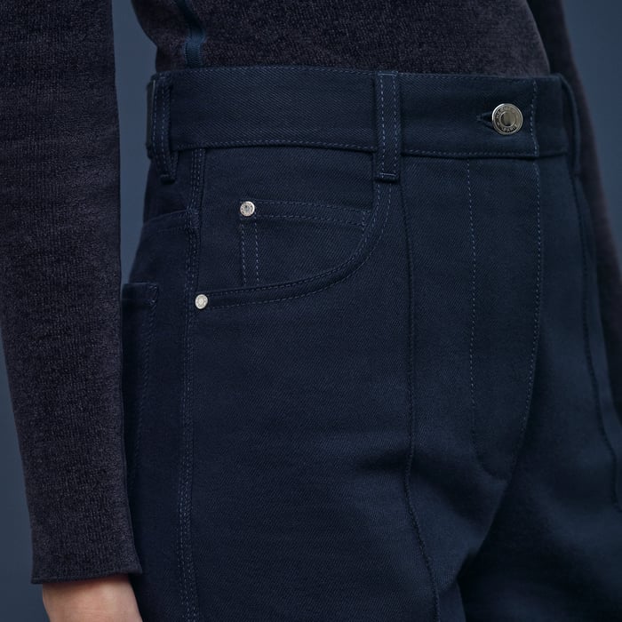 Bleu Noir Straight Leg Pants