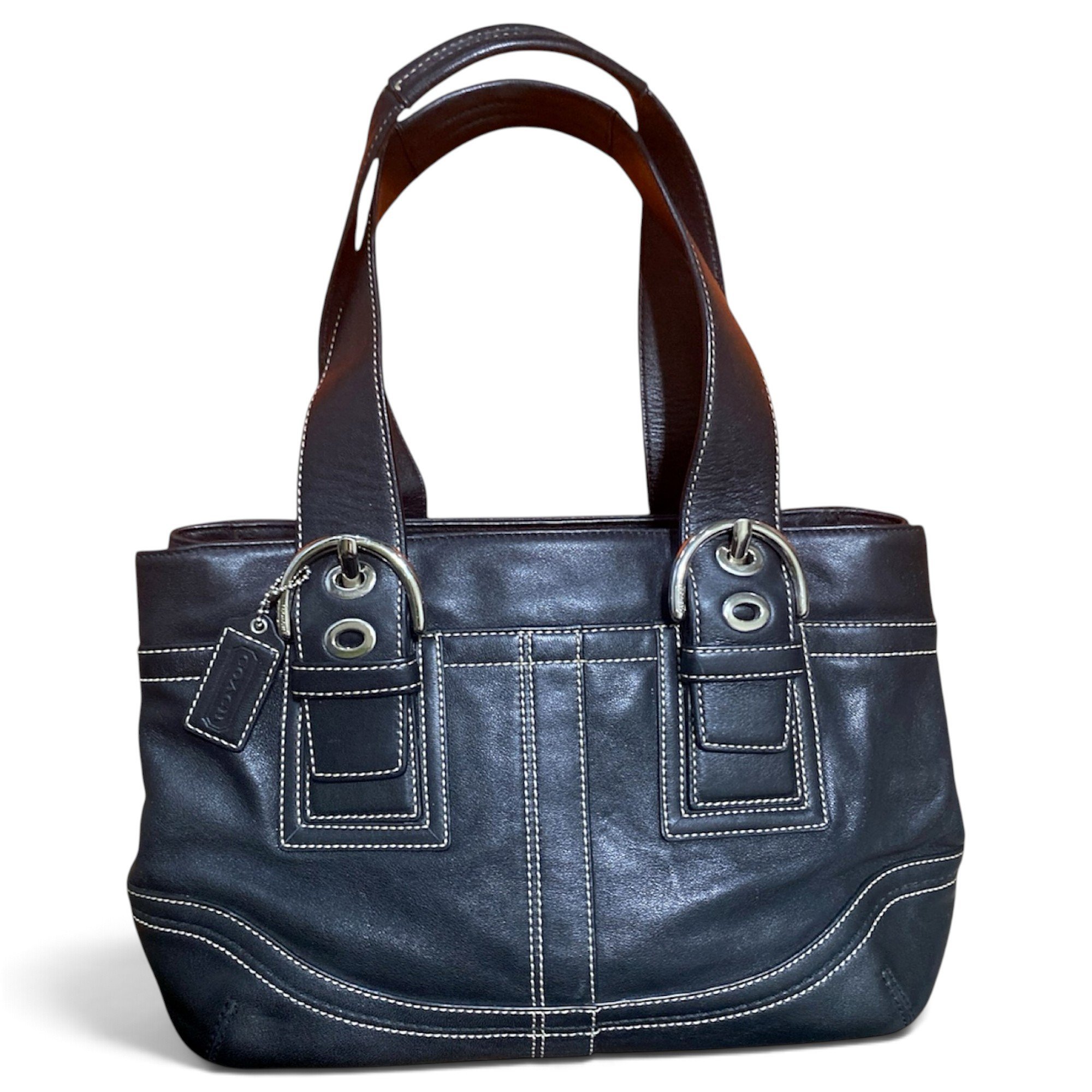 Leather handbag