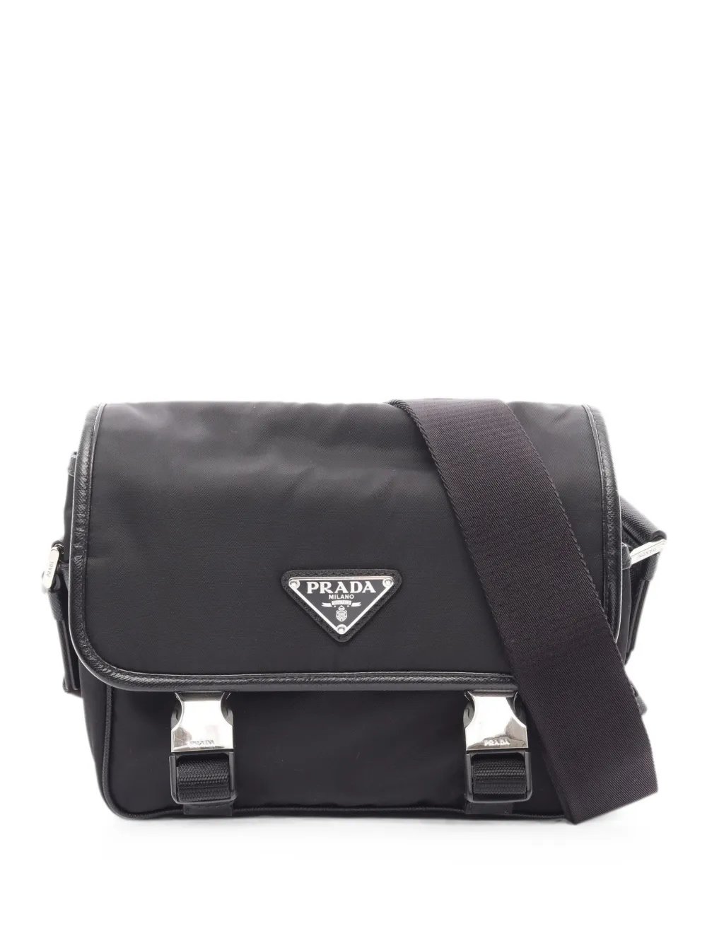 2010s Re-Nylon Tessuto Saffiano messenger bag