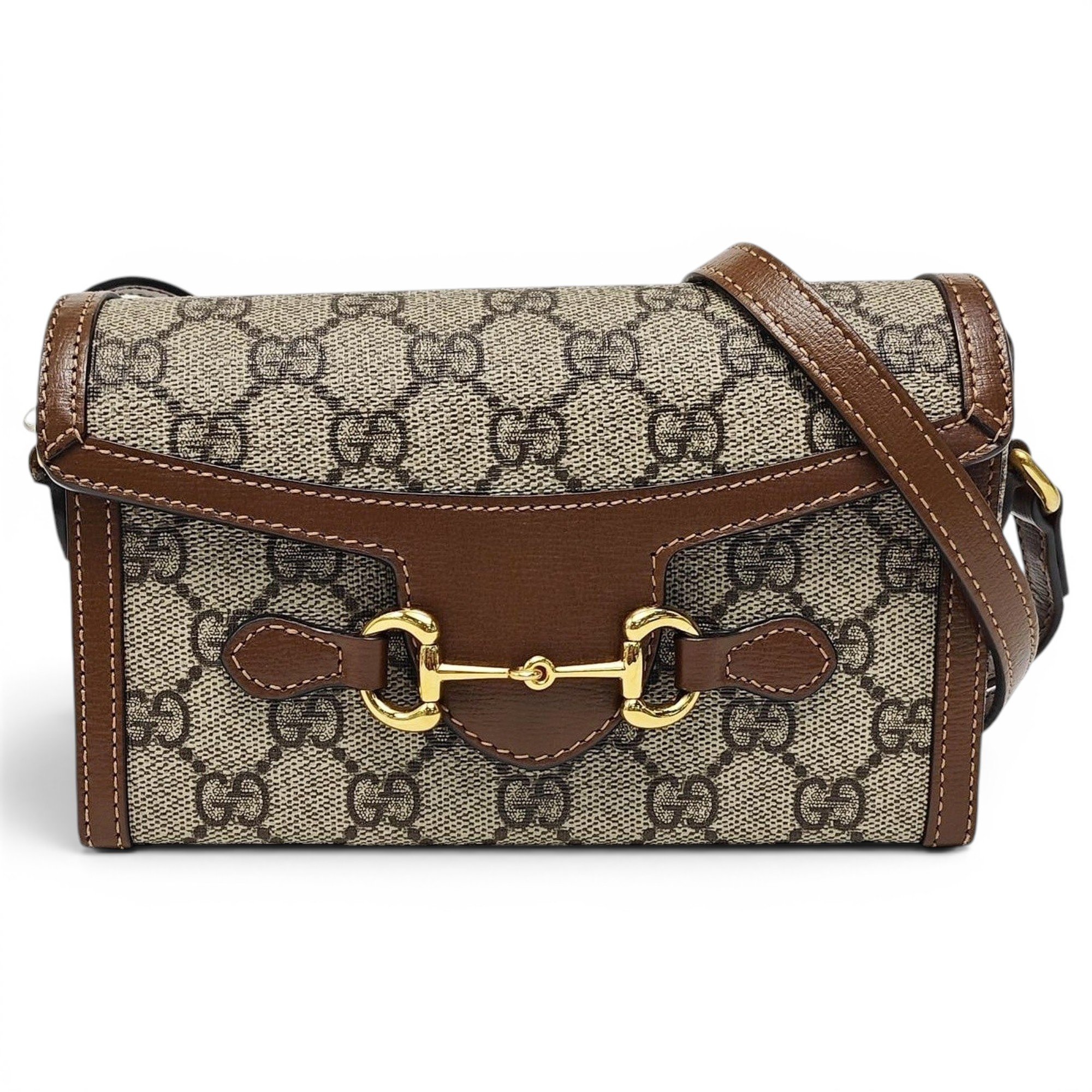 Handle Horsebit 1955 leather handbag