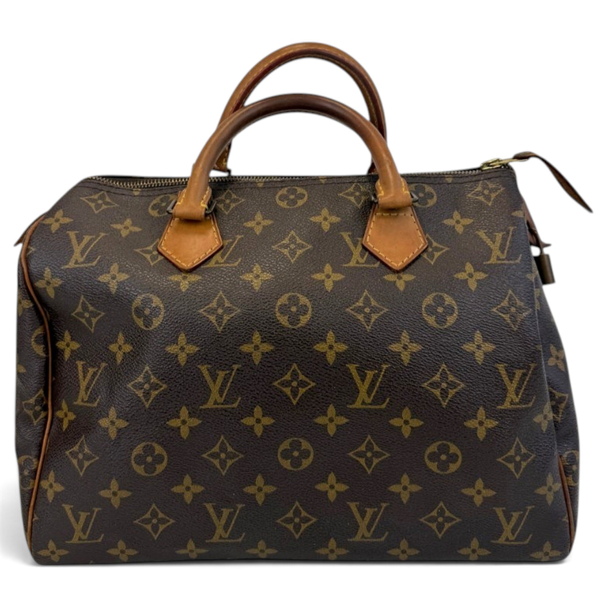 Speedy leather bowling bag