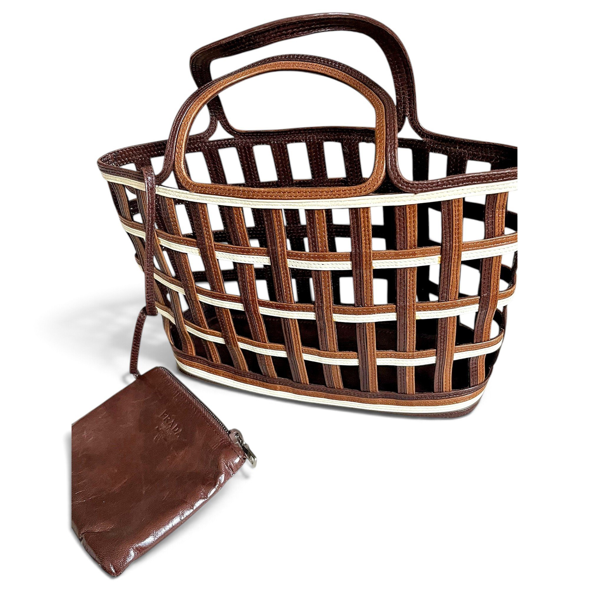 Leather tote