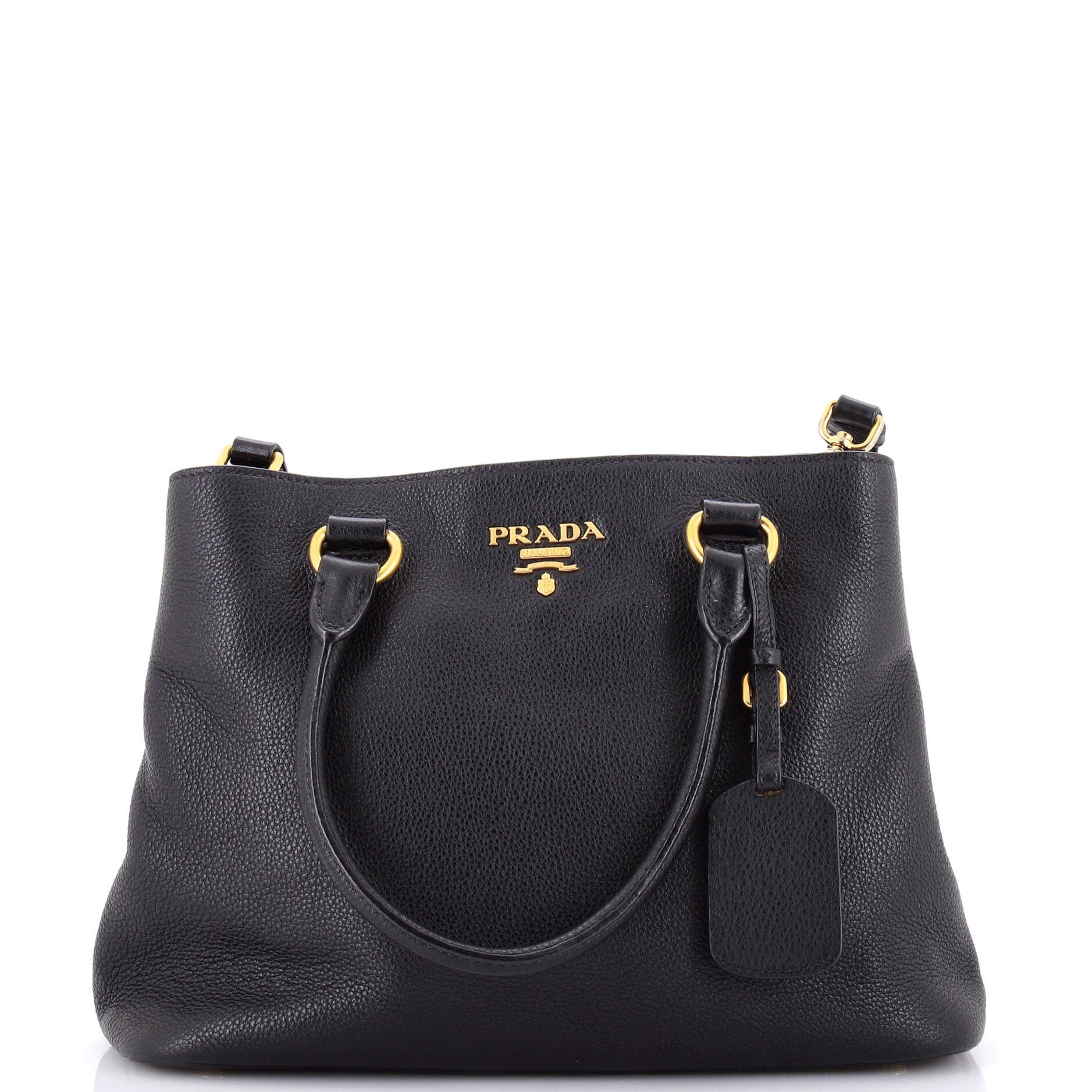 Convertible Shopper Tote Vitello Daino Large