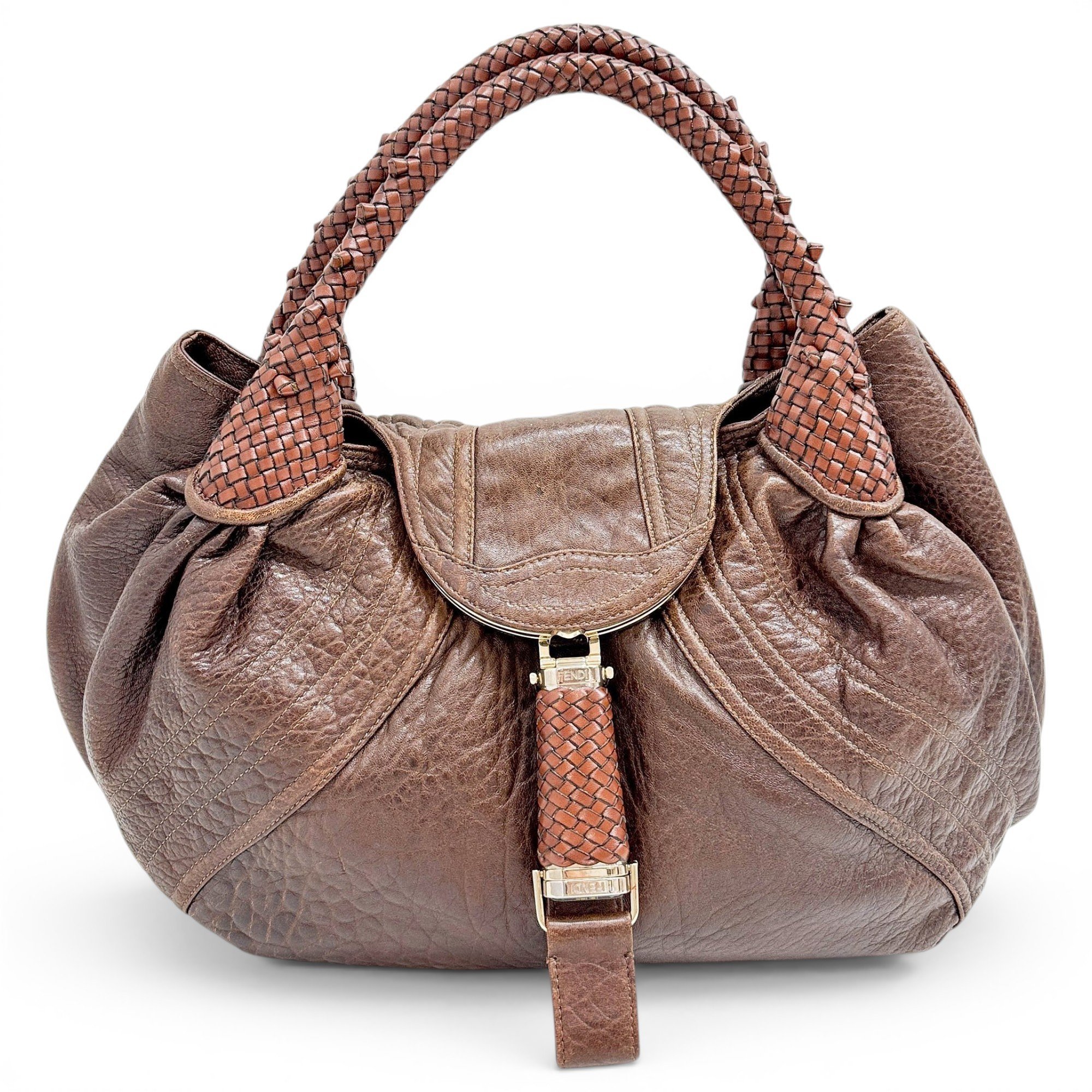 Spy leather handbag