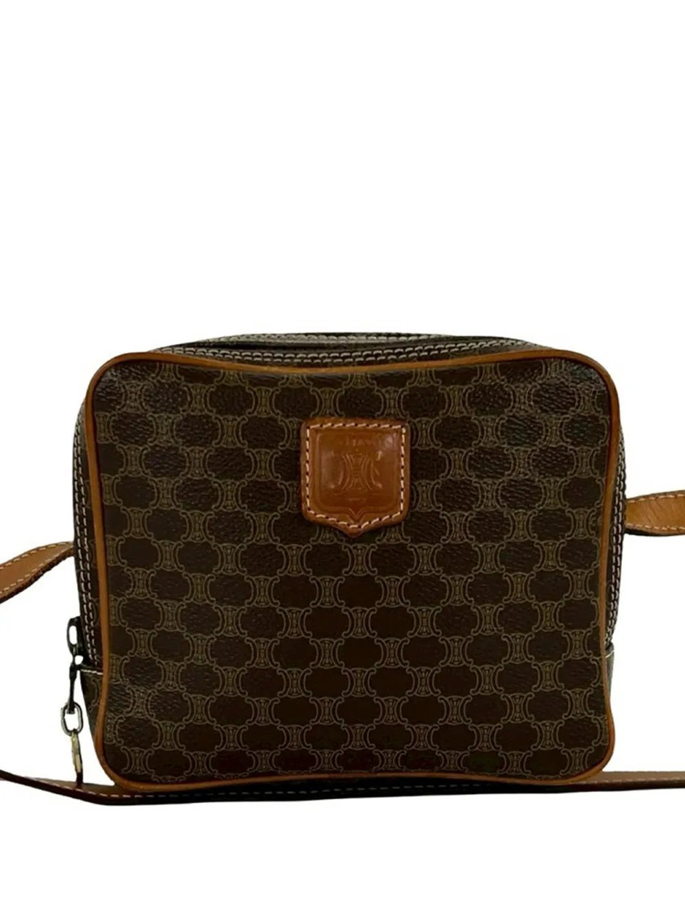 Celine 2008 Macadam Coated Canvas crossbody bag