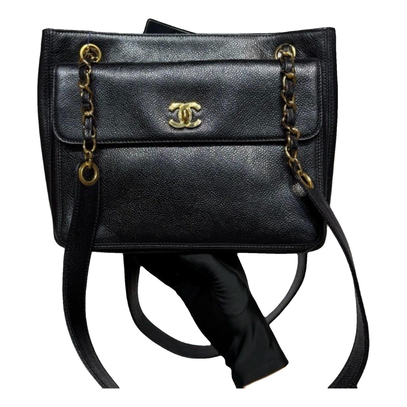 Leather tote