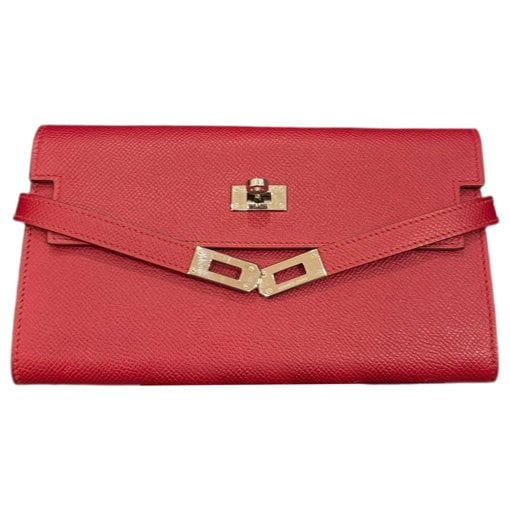 Kelly to go leather clutch bag