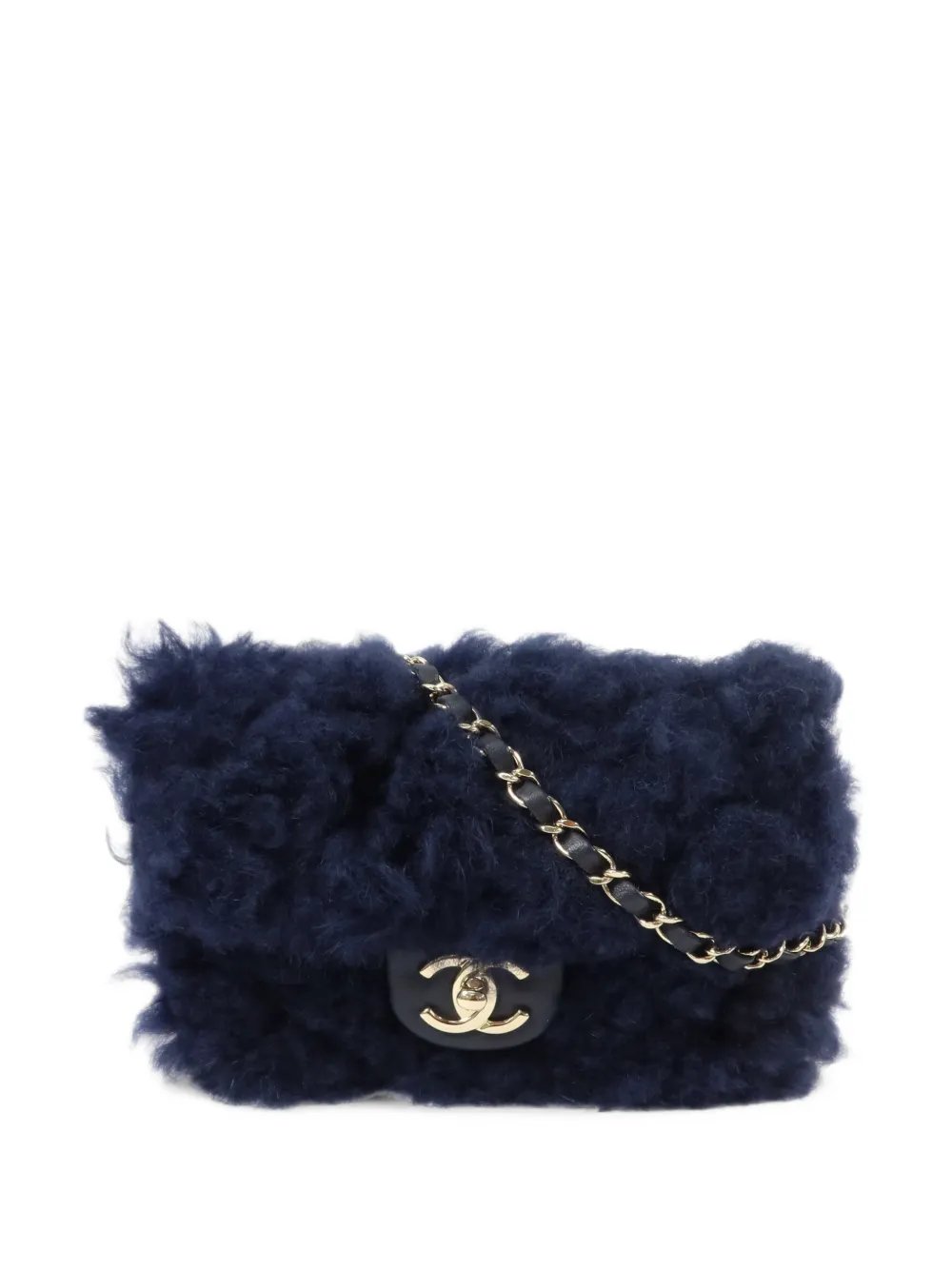 CC turn-lock shoulder bag