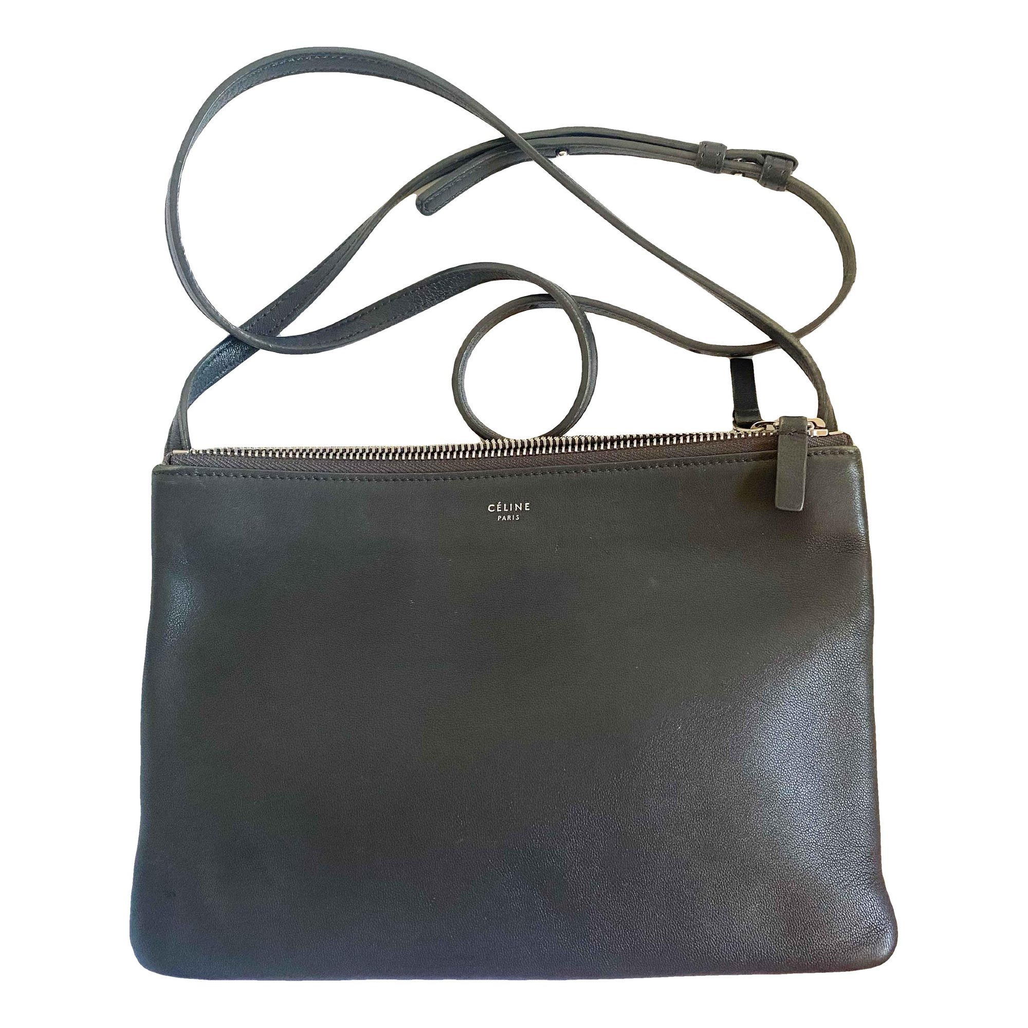 Trio leather crossbody bag
