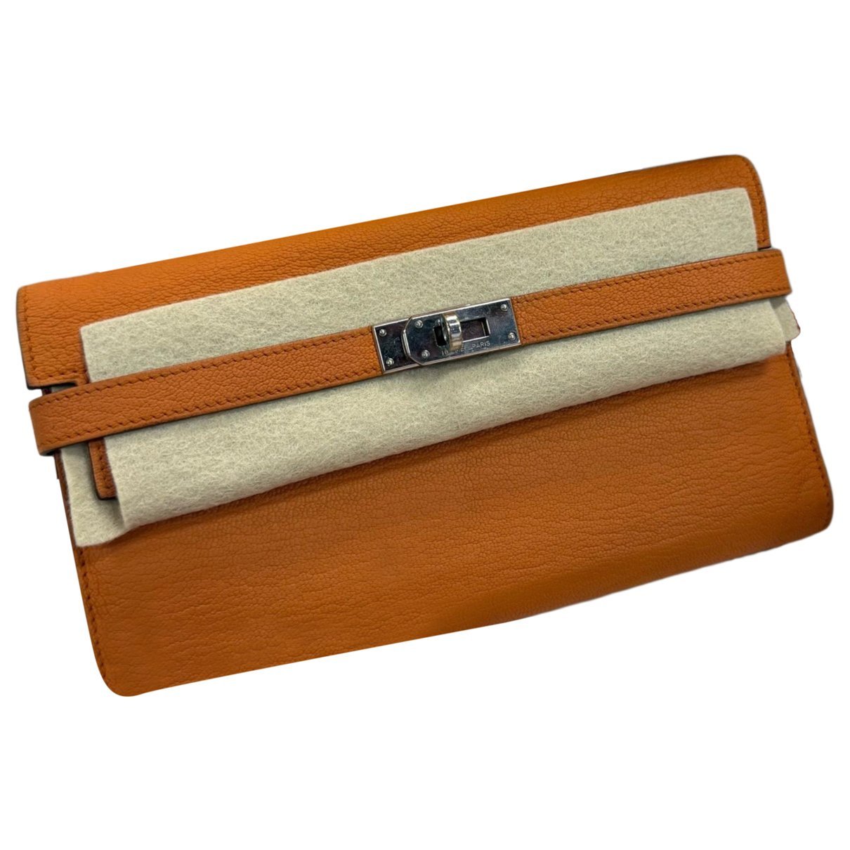 Kelly to go leather clutch bag