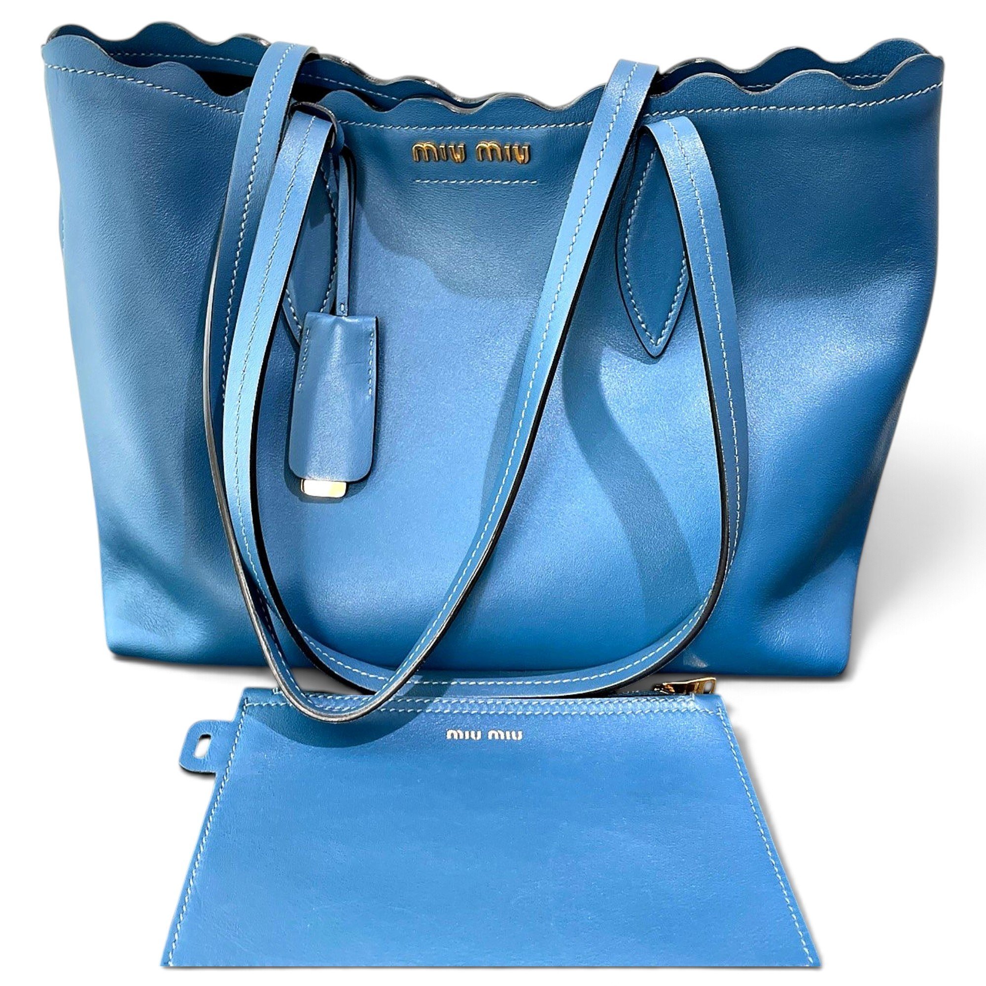 Leather tote