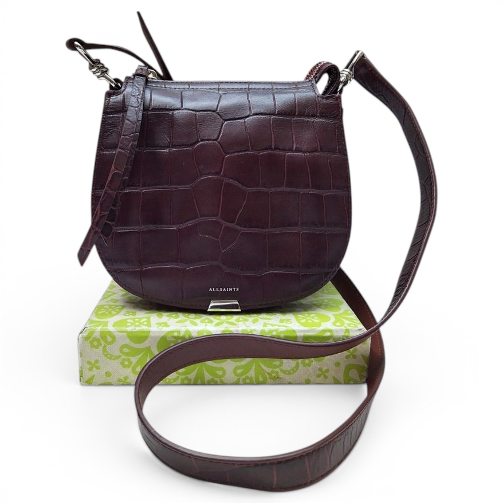 Leather crossbody bag
