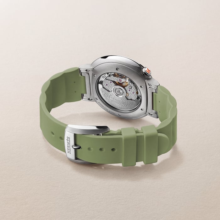 Sans Coloris Hermès Cut Watch, Large Model, 36 MM