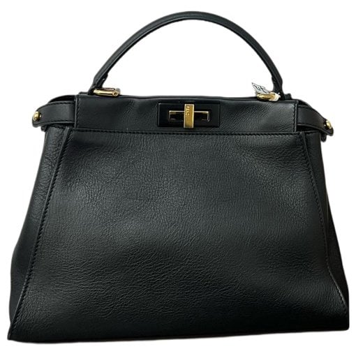 Peekaboo leather handbag