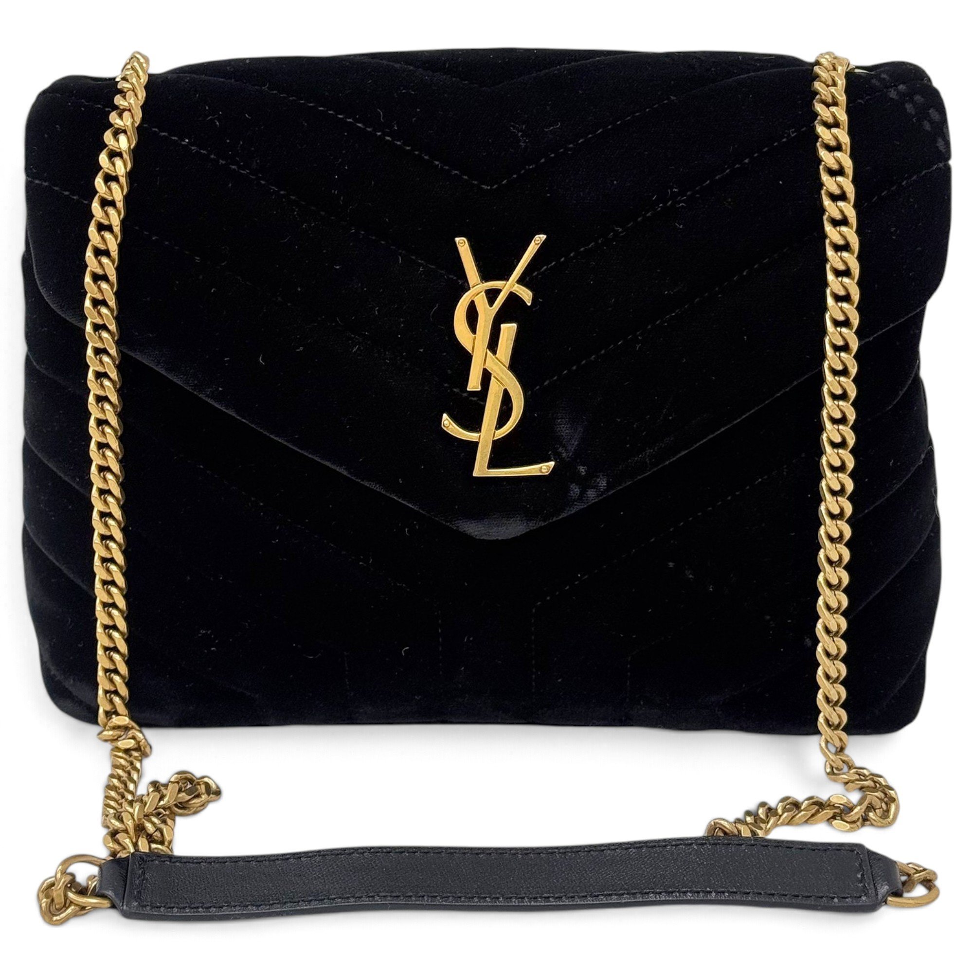 Loulou velvet handbag