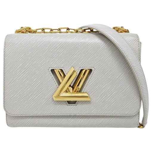 Twist leather crossbody bag