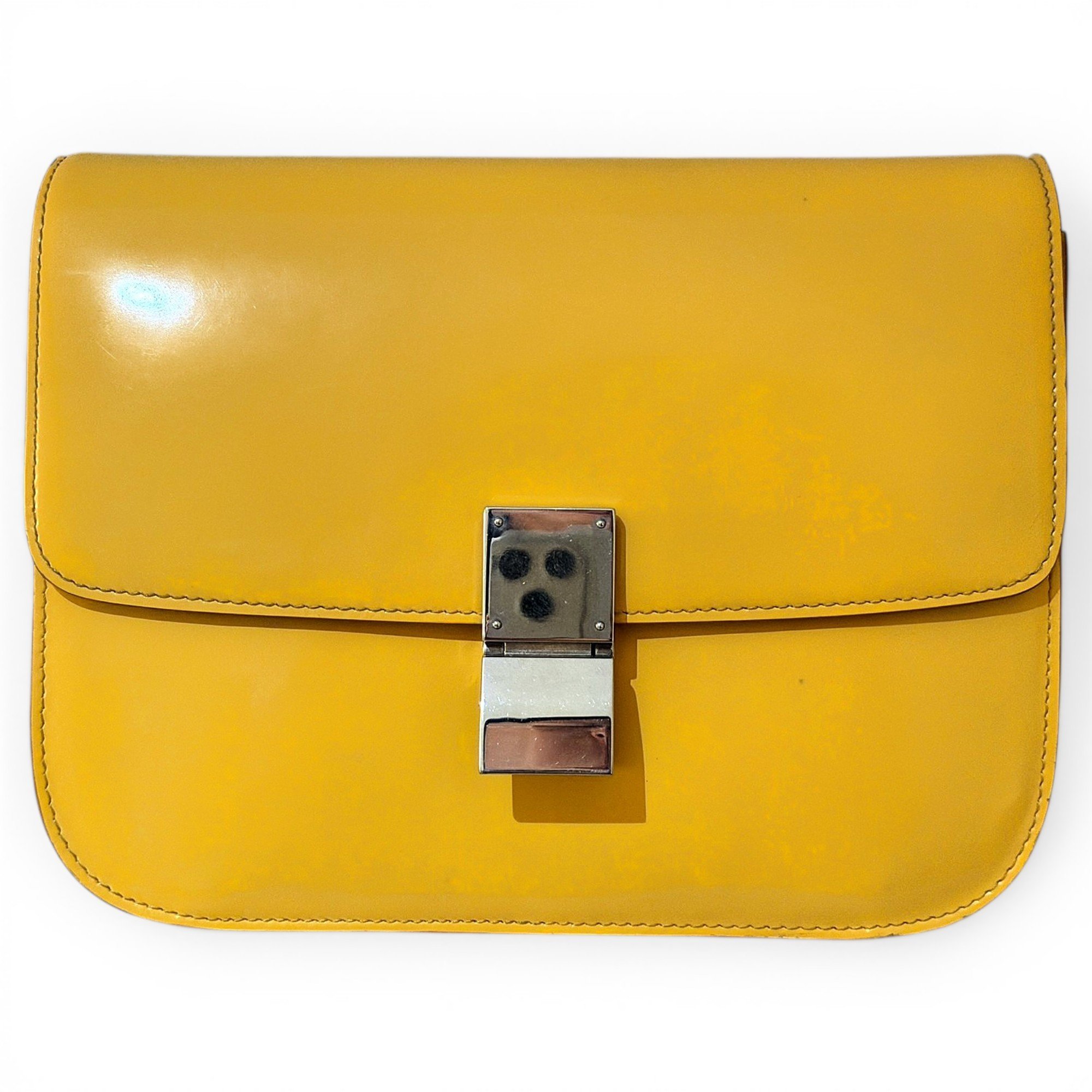 Classic leather crossbody bag