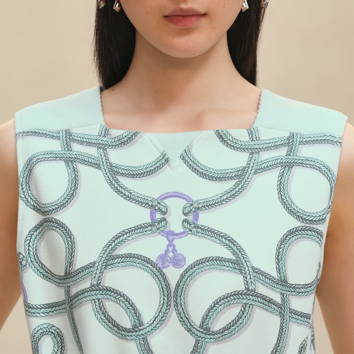 Vert Embrun "Palefroi Remix" Sleeveless Dress
