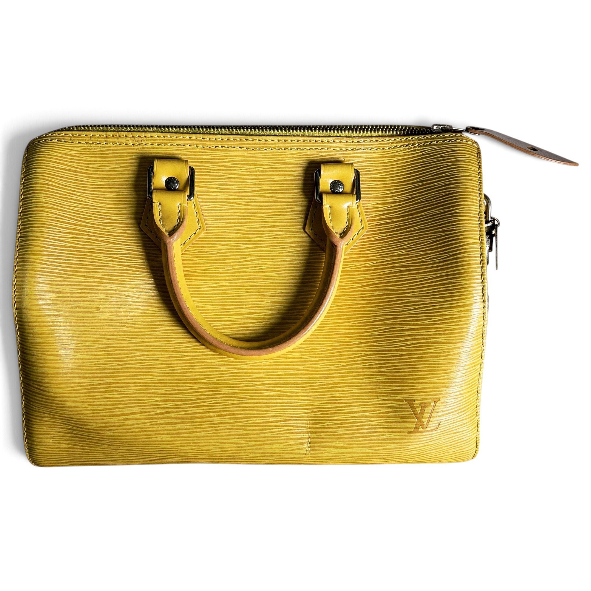 Speedy leather handbag