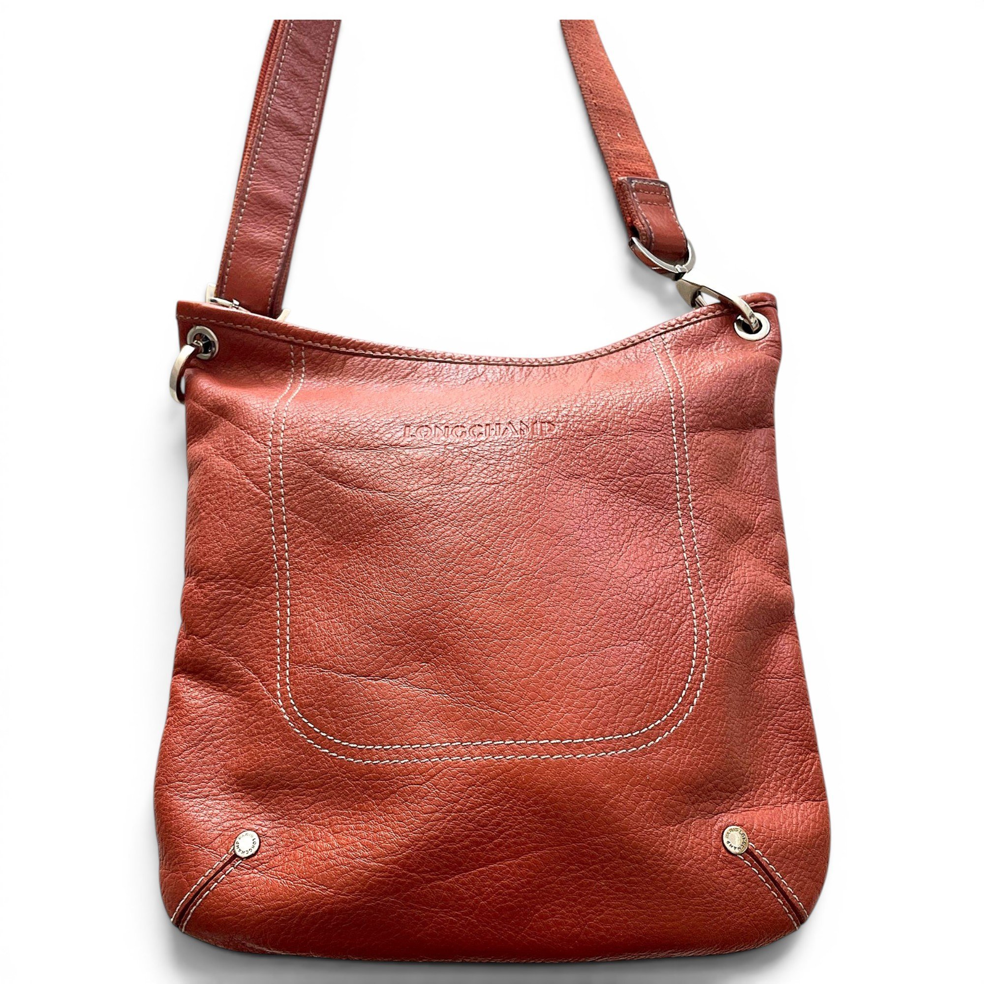 Leather crossbody bag