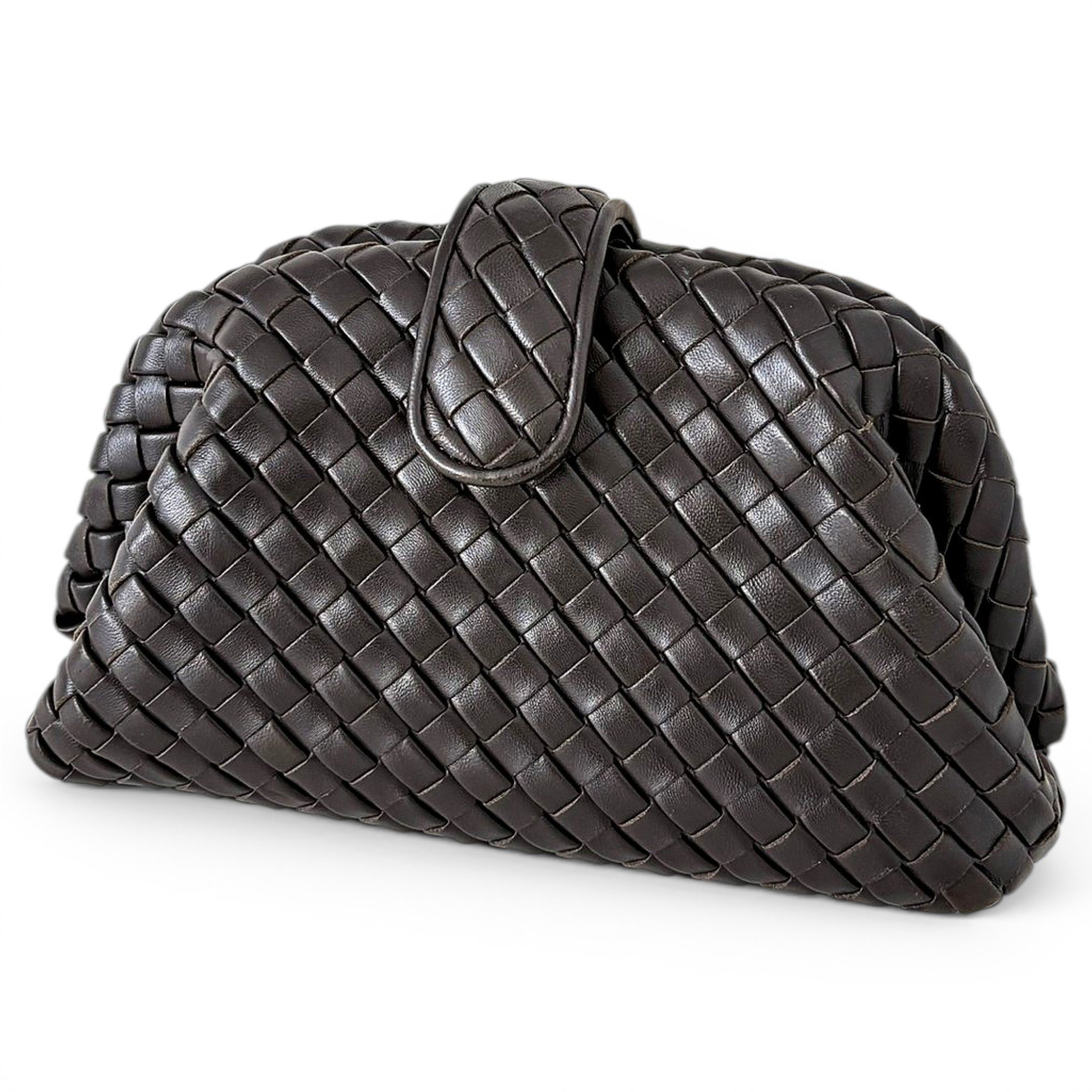 Bottega Veneta Lauren 1980 leather clutch bag