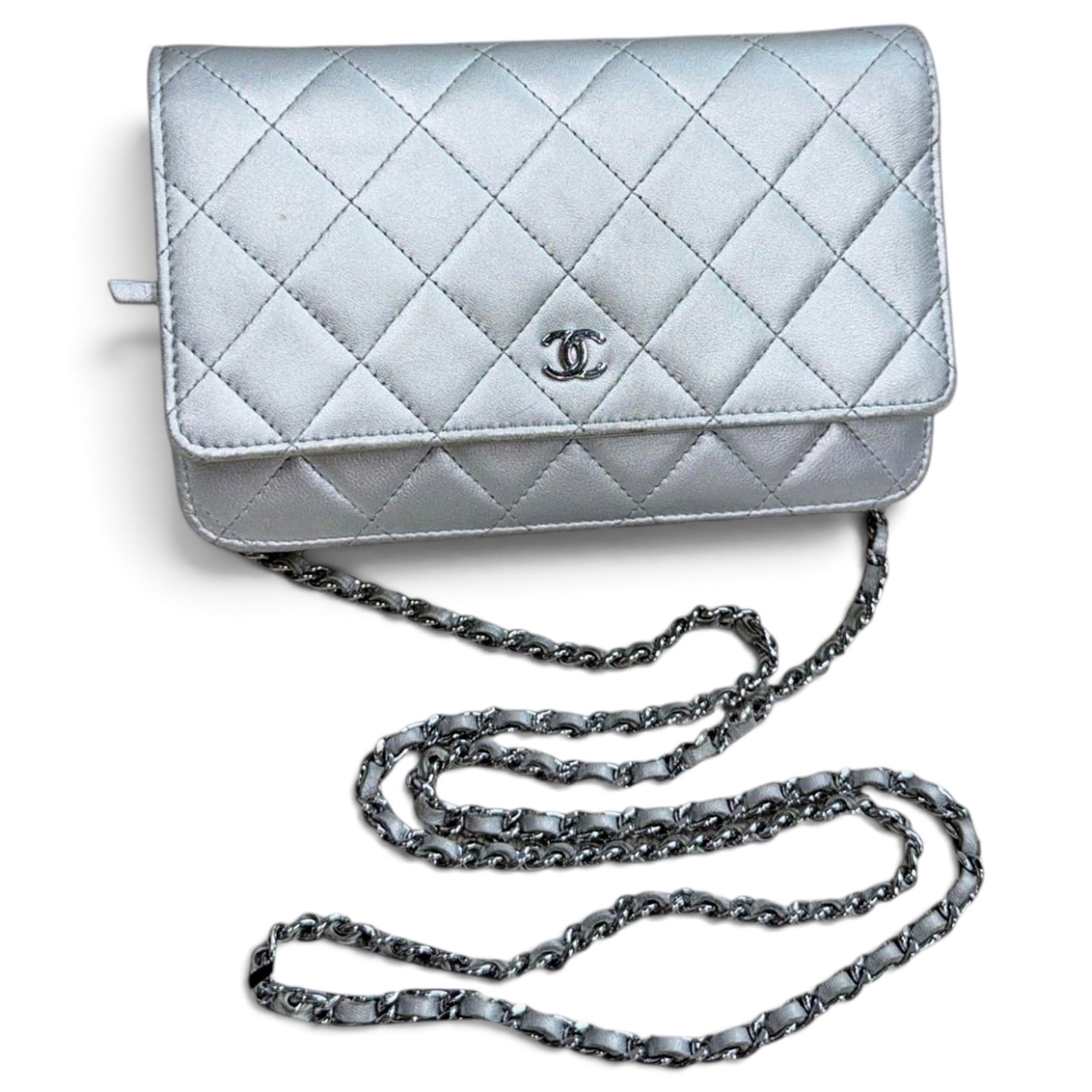 Wallet On Chain Timeless/Classique leather crossbody bag