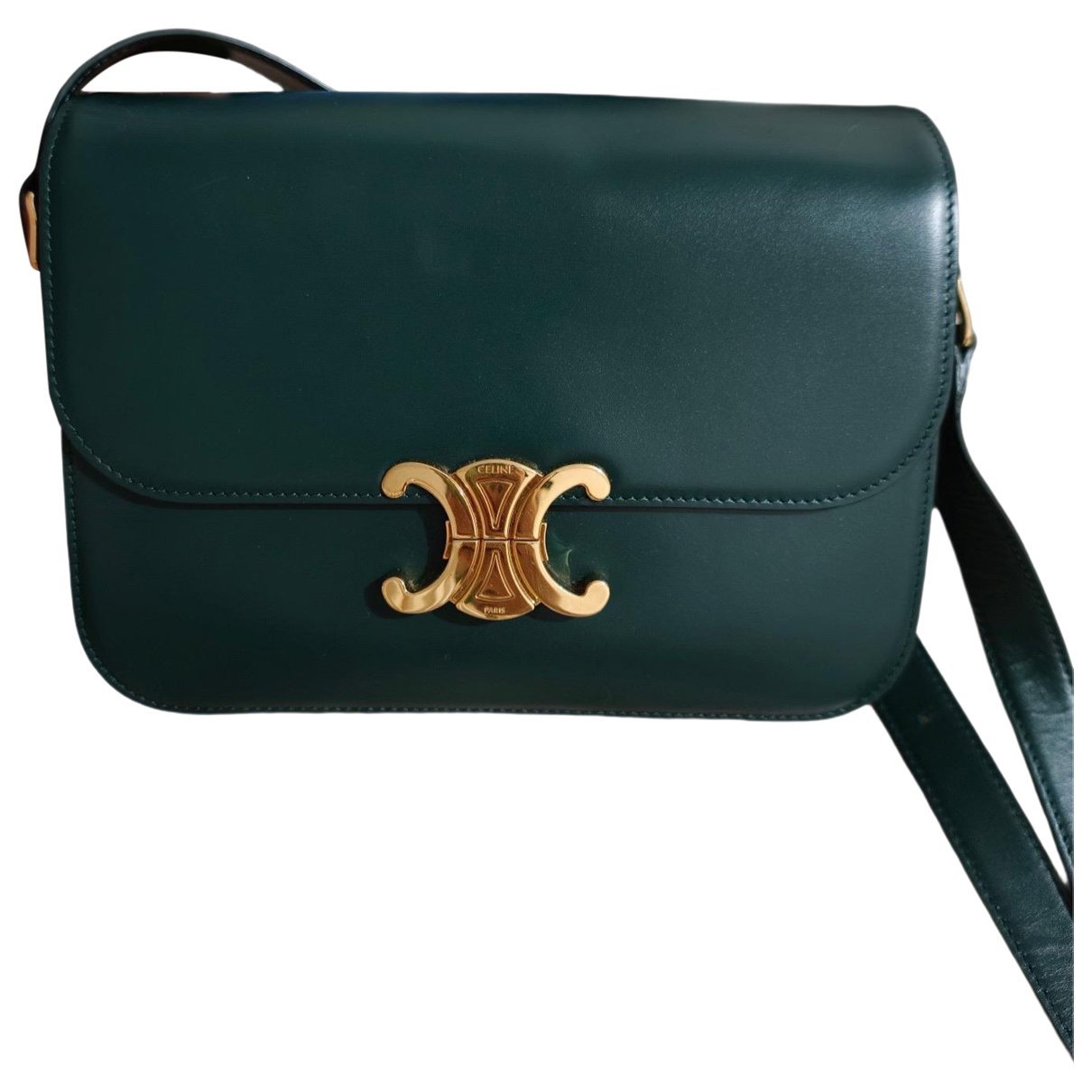 Triomphe leather handbag