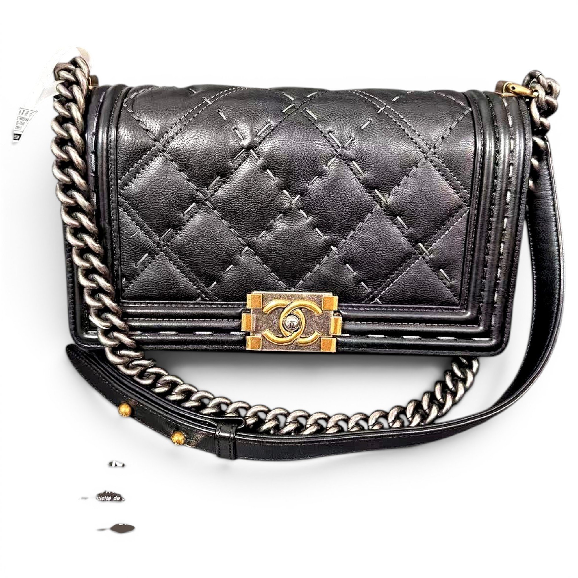 Boy leather crossbody bag