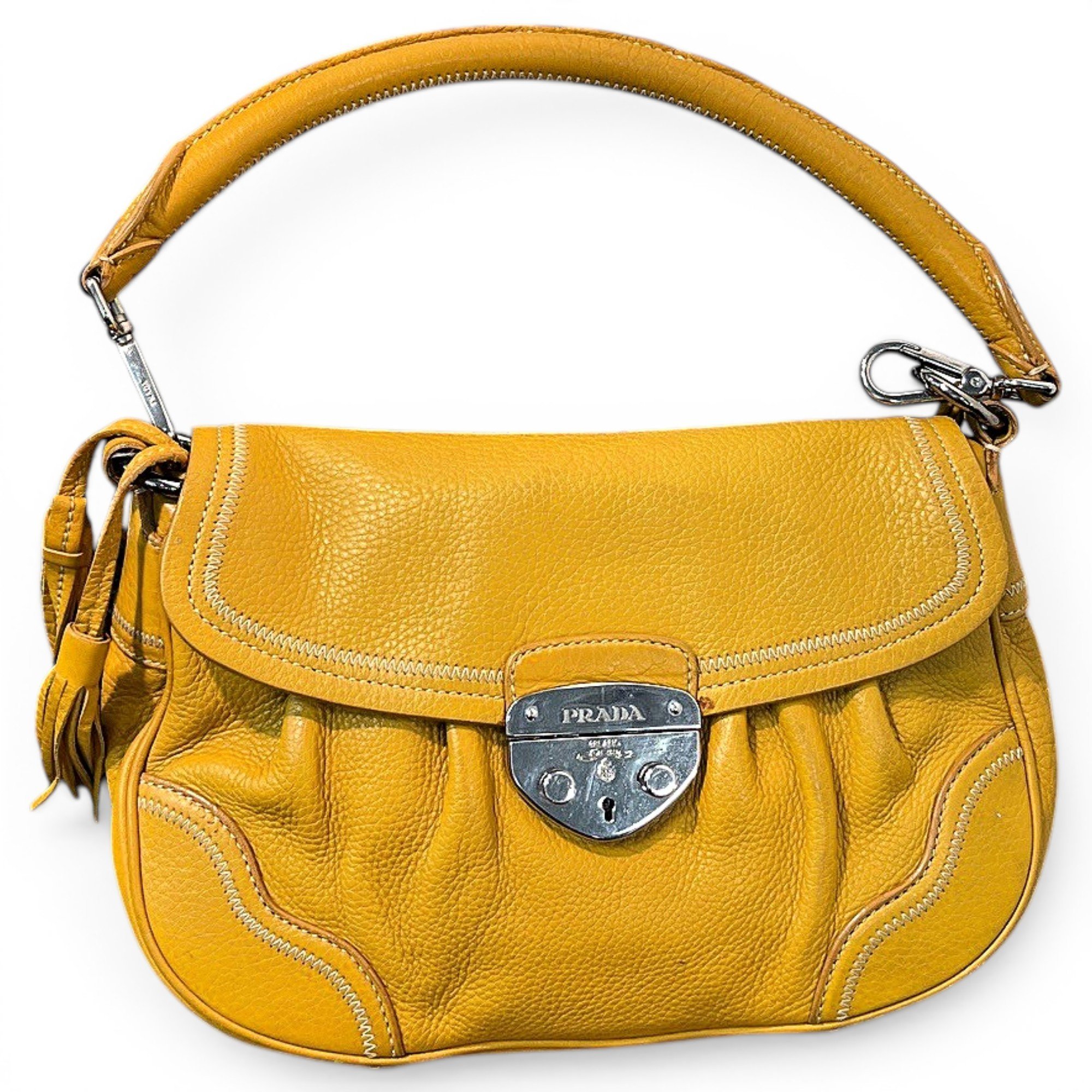 Leather handbag