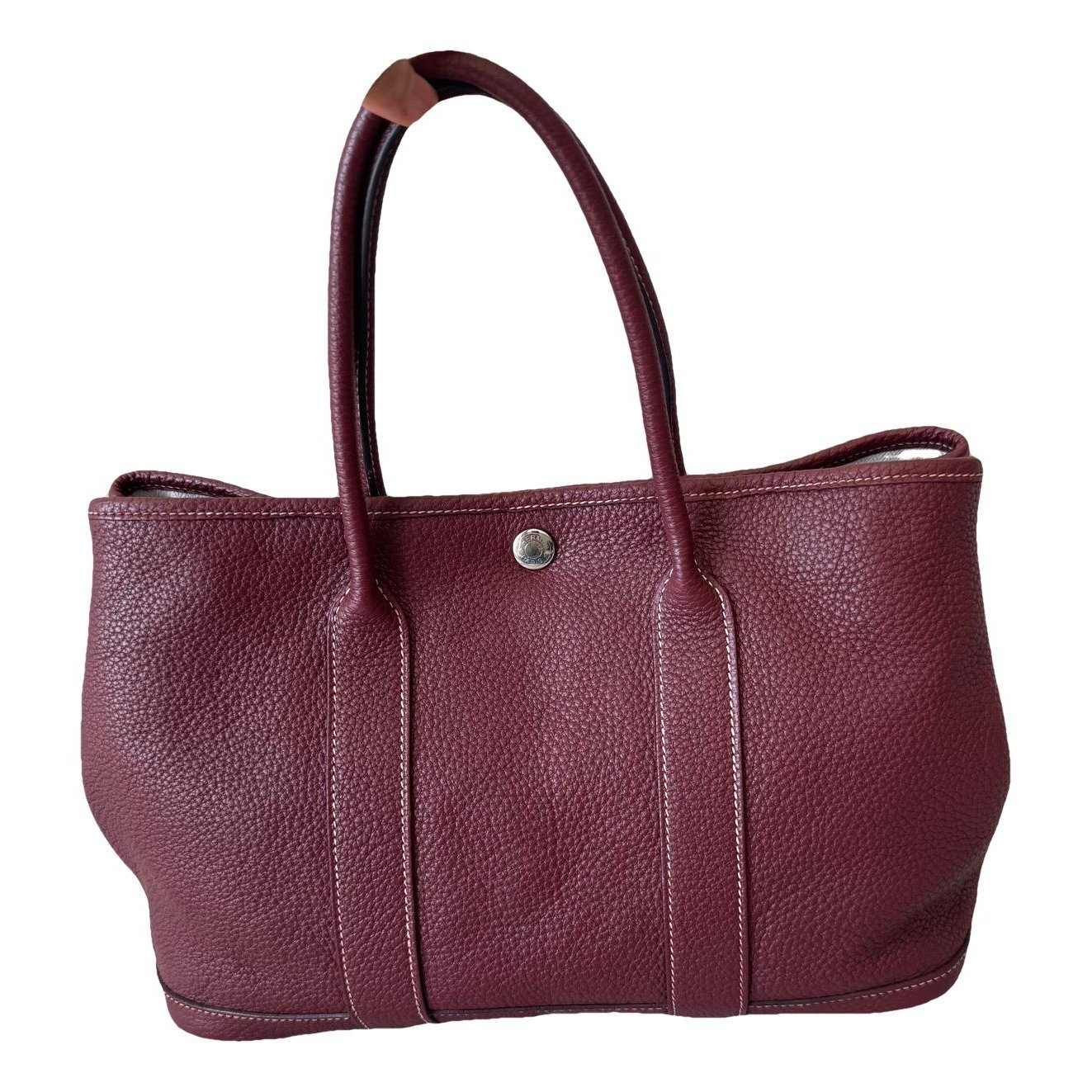 Garden Party leather handbag
