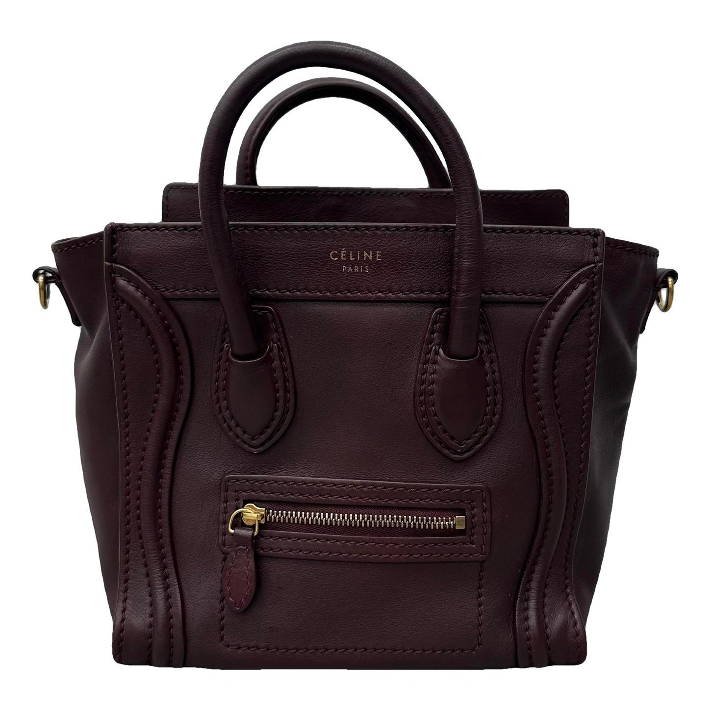 Nano Luggage leather handbag