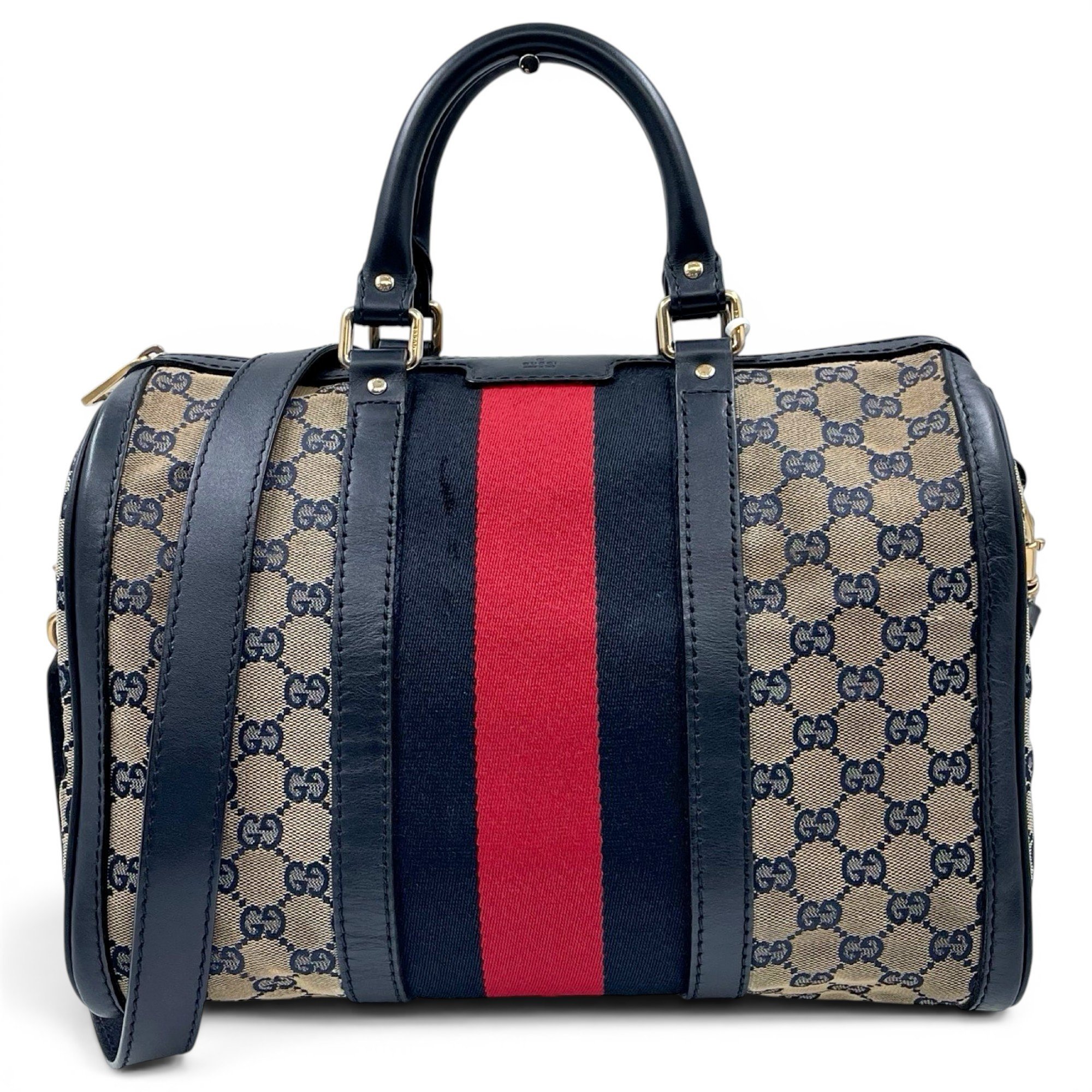 Ophidia Boston leather crossbody bag