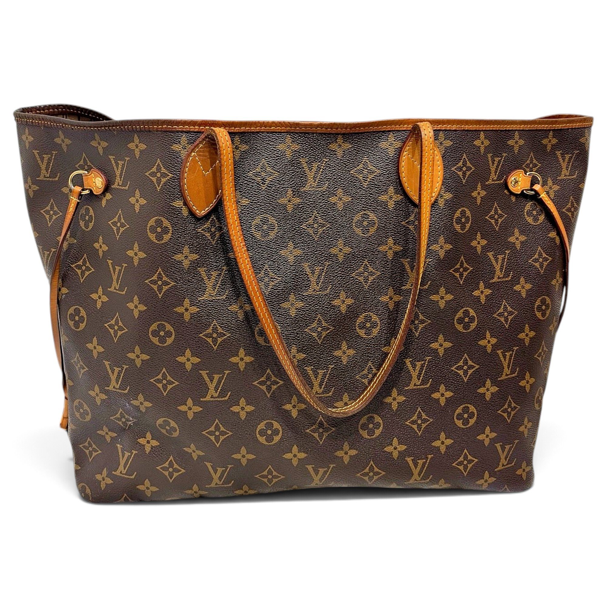 Louis Vuitton Neverfull leather tote